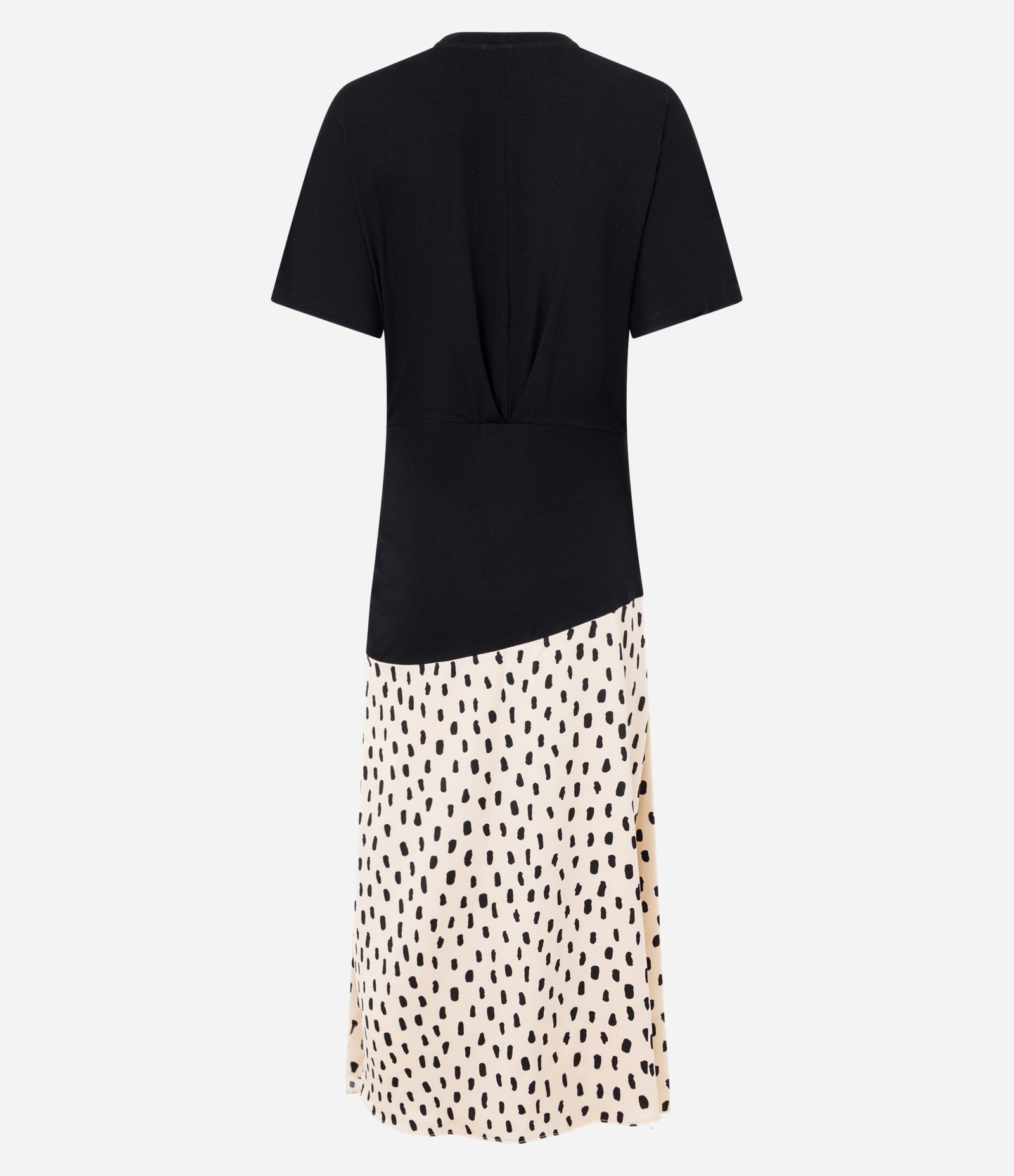 Vestido New Midi em Cetim com Franzido Lateral Preto 7