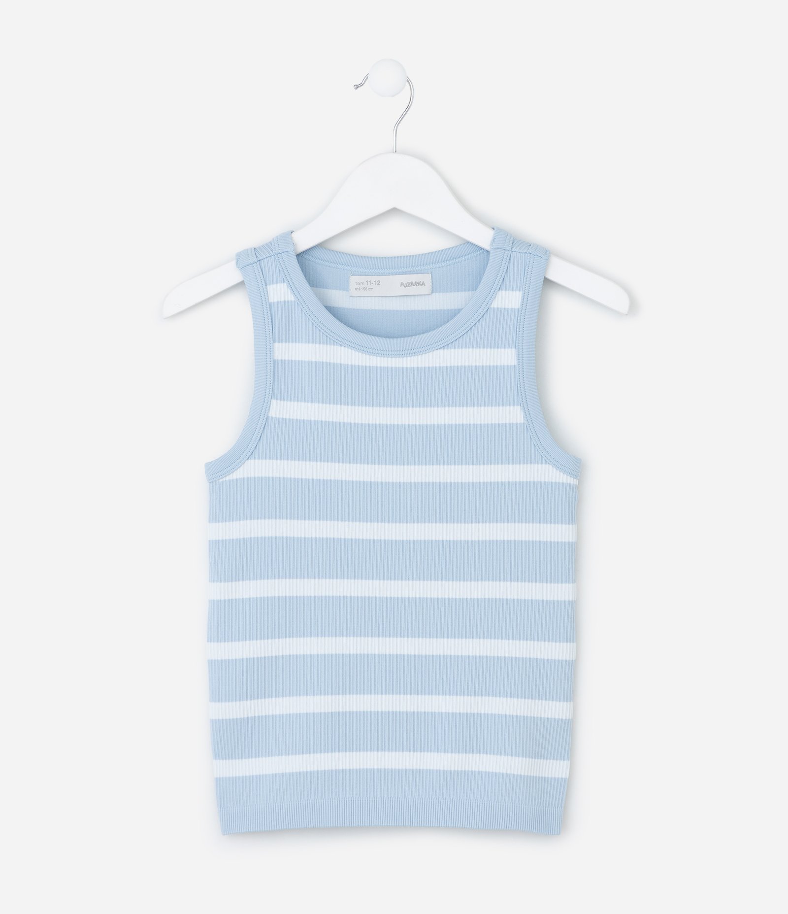 Regata Nadador Infantil com Estampa Listrada - Tam 5 a 14 Anos Azul 2