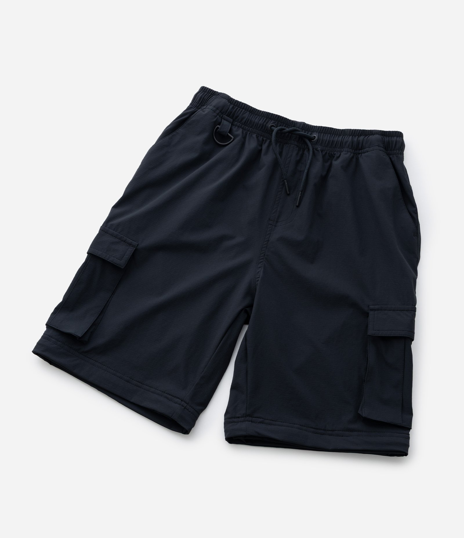 Calça Reta Infantil Vira Bermuda - Tam 5 a 14 Anos Preto 9