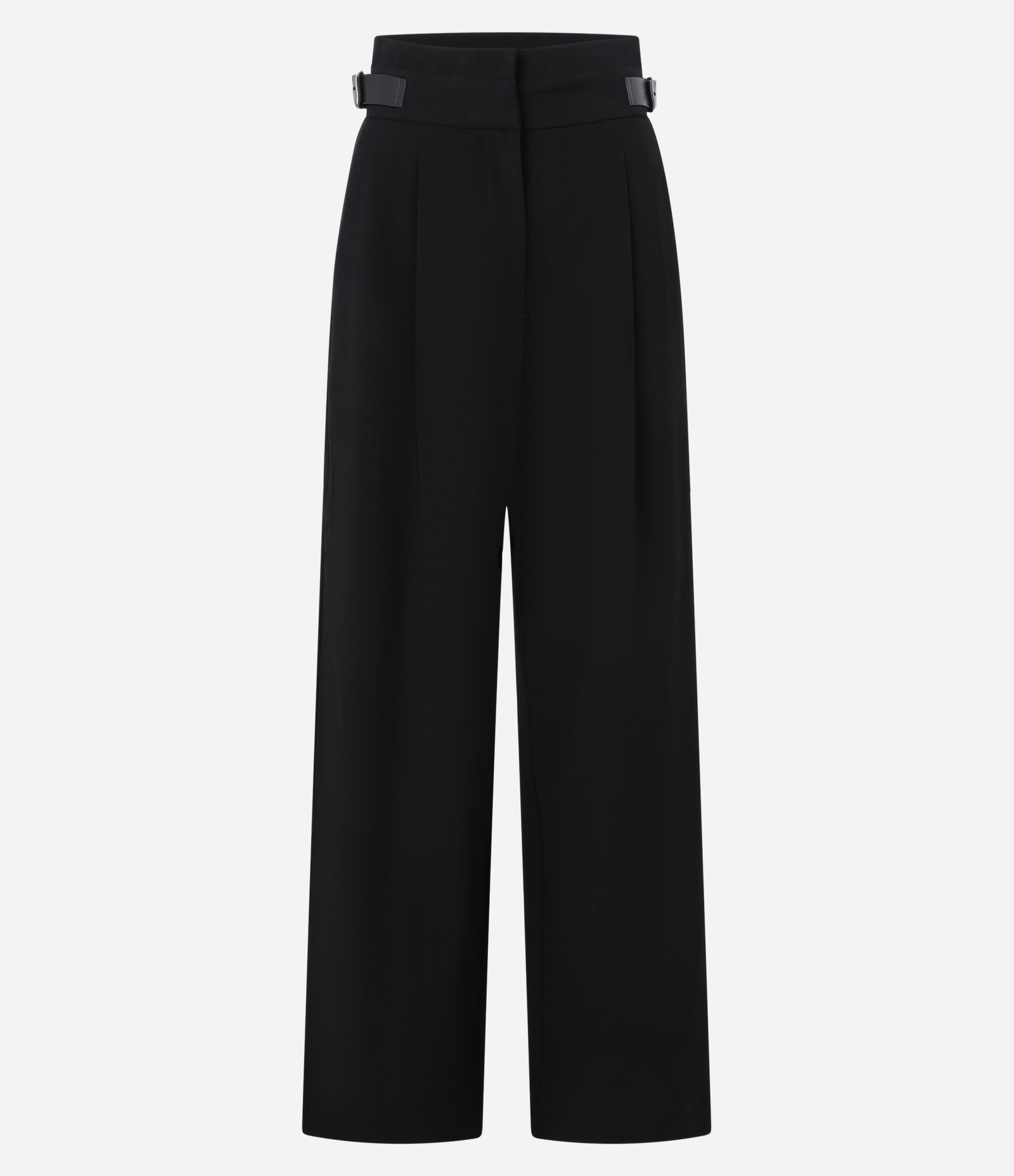 Calça em Alfaiataria com Cintos Laterais Preto 5