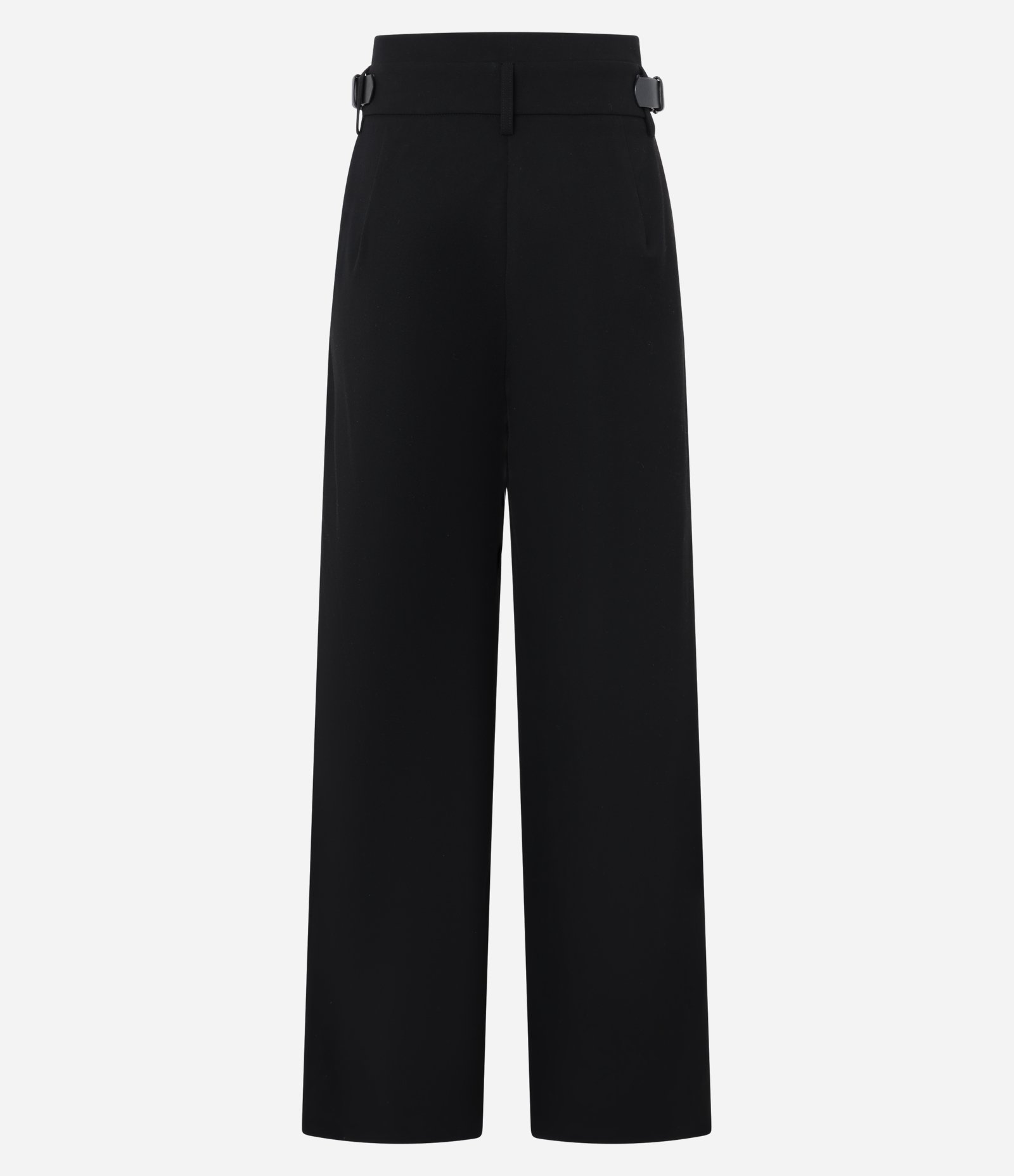 Calça em Alfaiataria com Cintos Laterais Preto 6