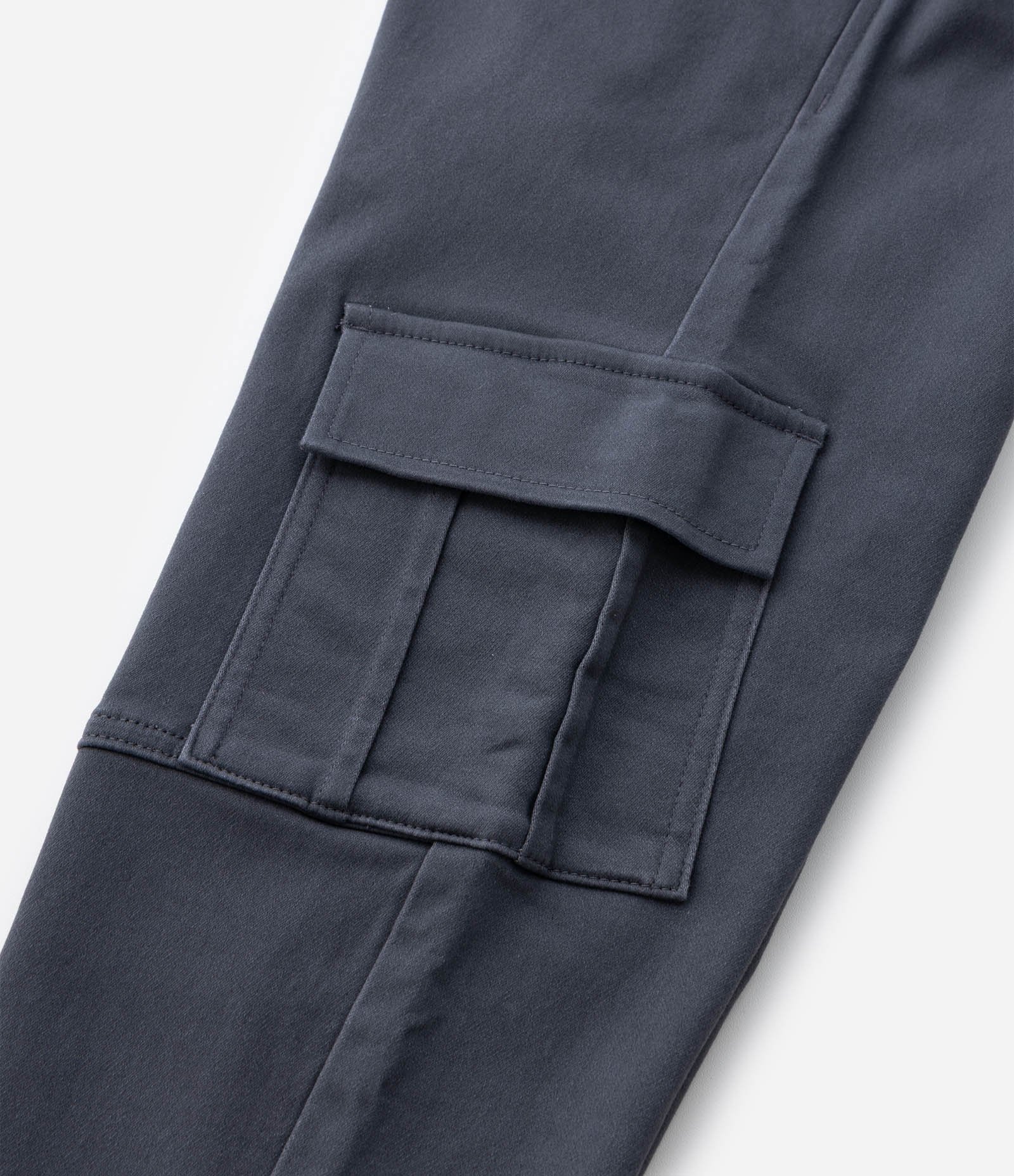 Calça Infantil Jogger em Sarja com Bolso Cargo - Tam 5 a 14 Anos Cinza 6