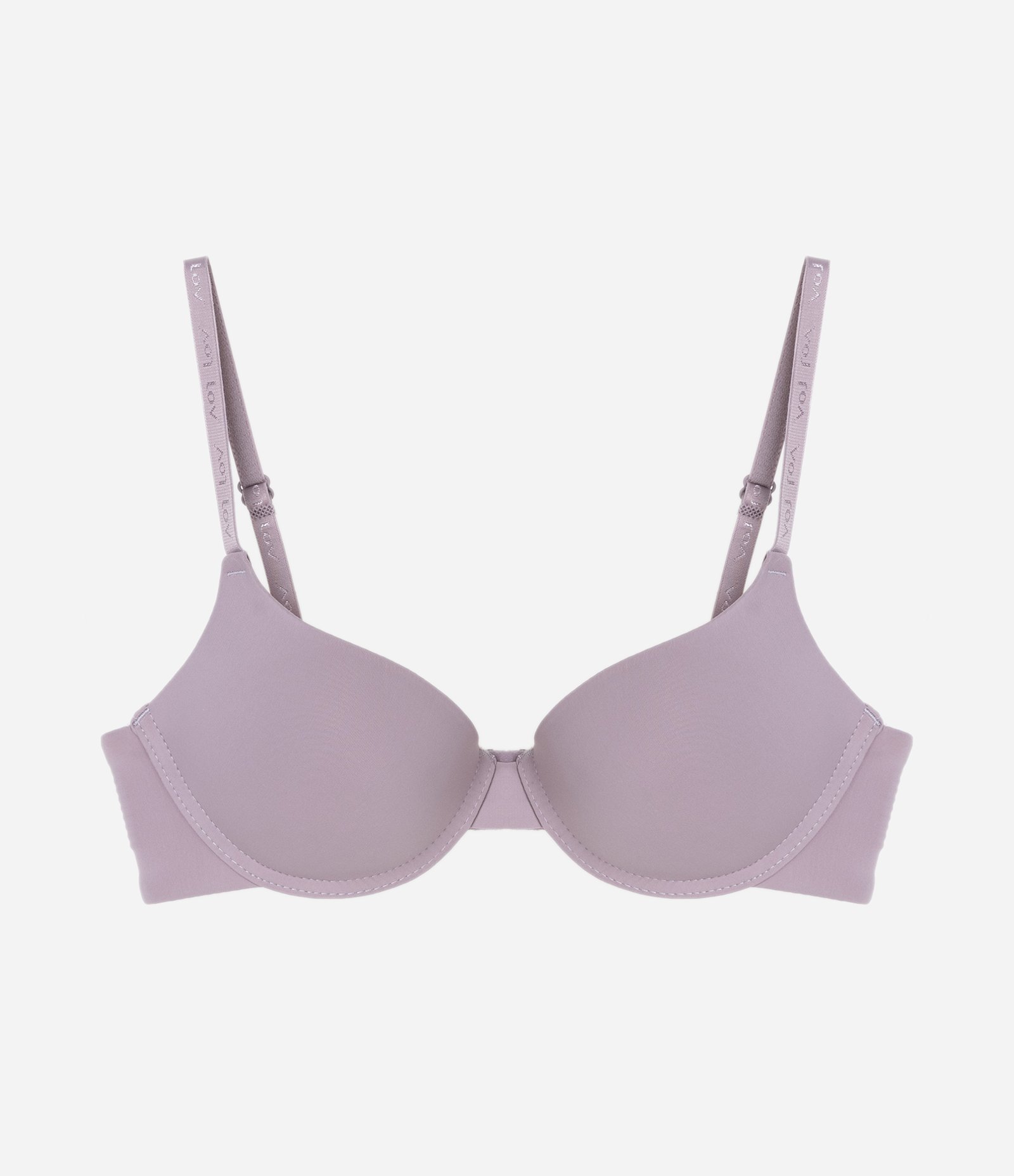 Sutiã Push Up em Microfibra Básico Lilás Neutro 5