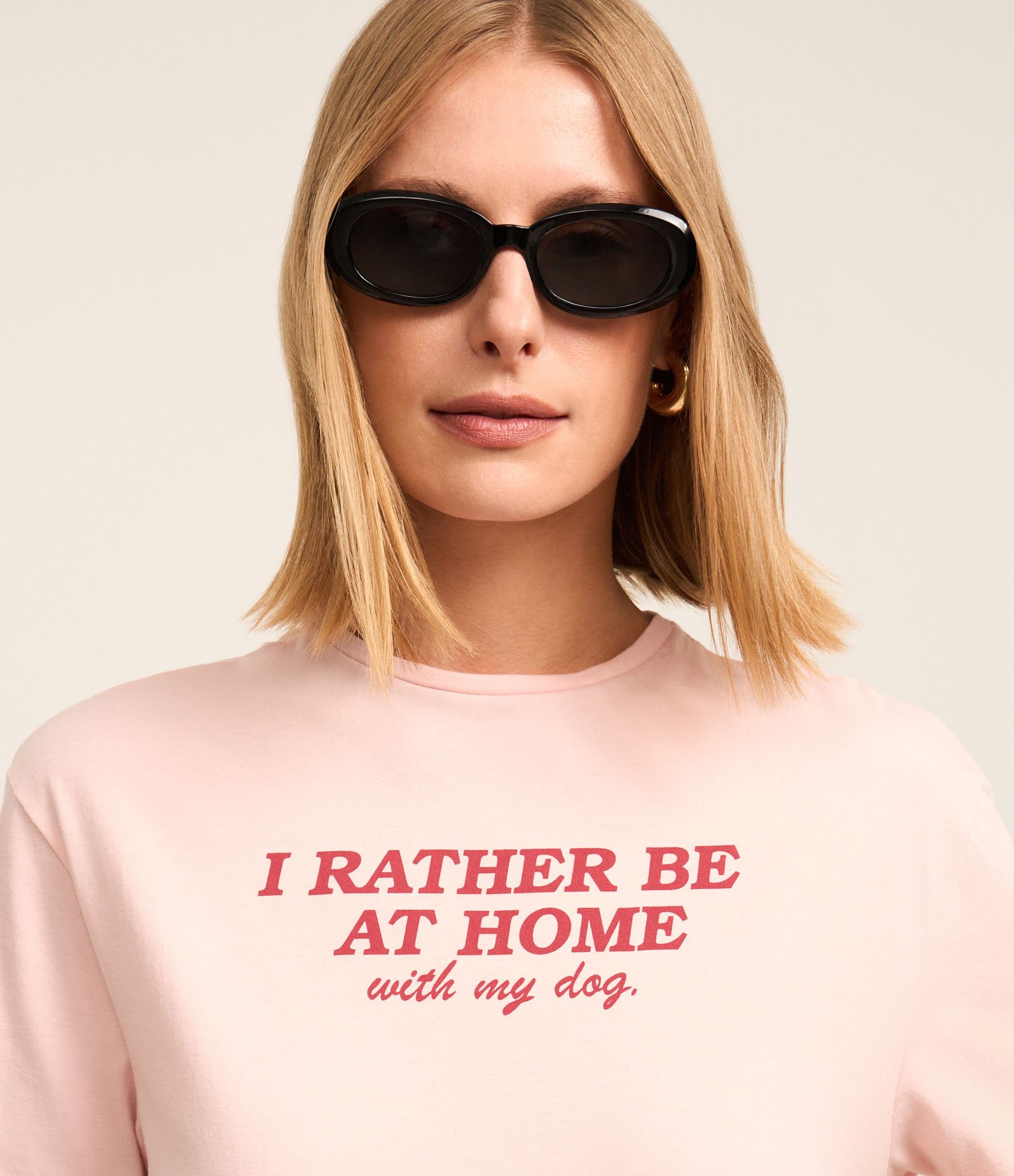 Camiseta Boxy em Algodão com Estampa Lettering Rosa Claro 3