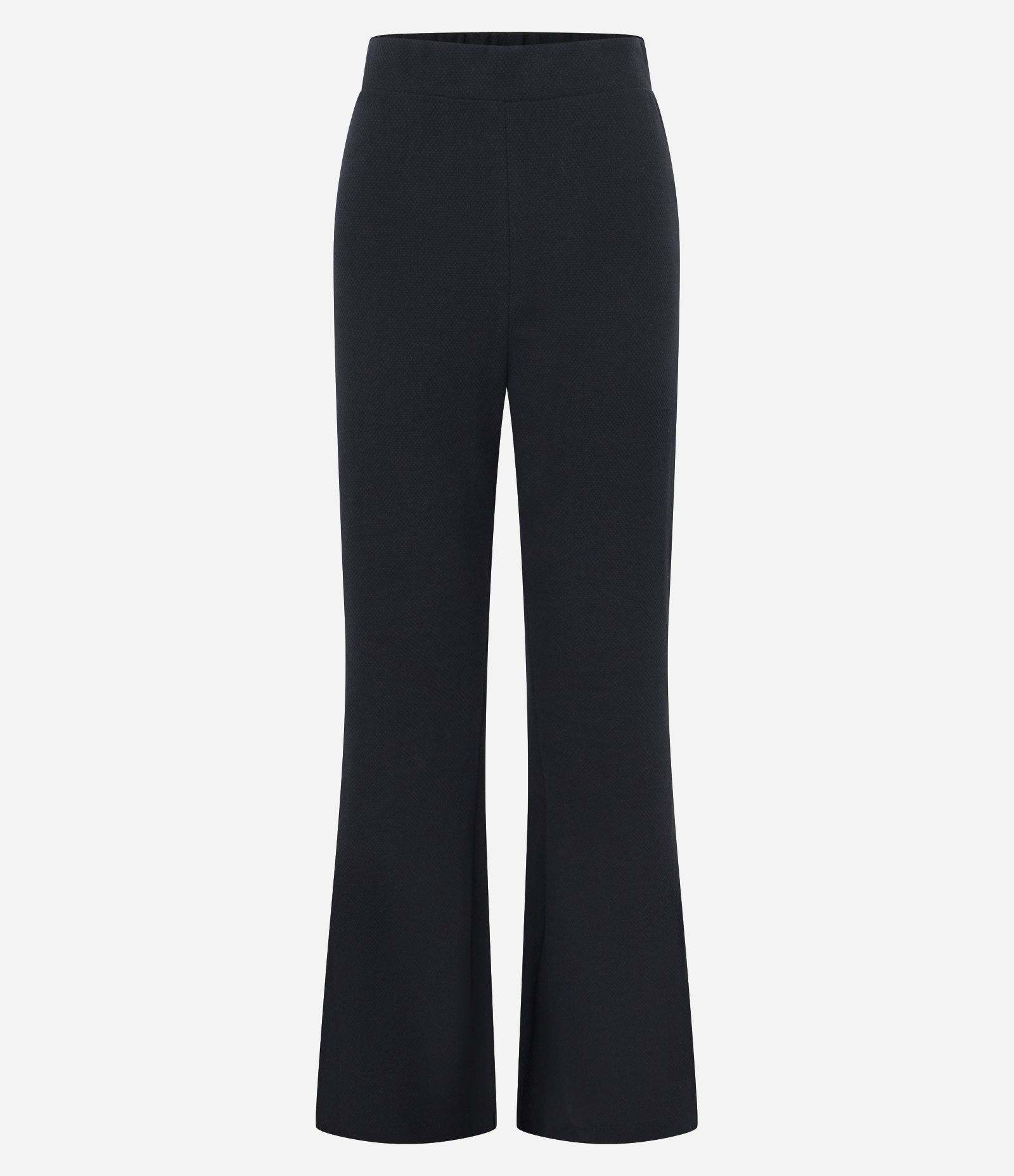 Calça Flare em Algodão com Elástico no Cós Preto 5