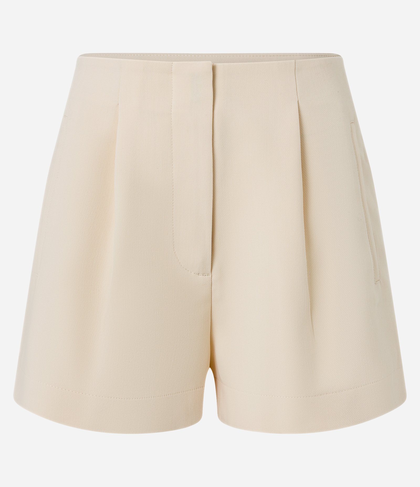Short Alfaiatado com Pregas Frontais Off White 7