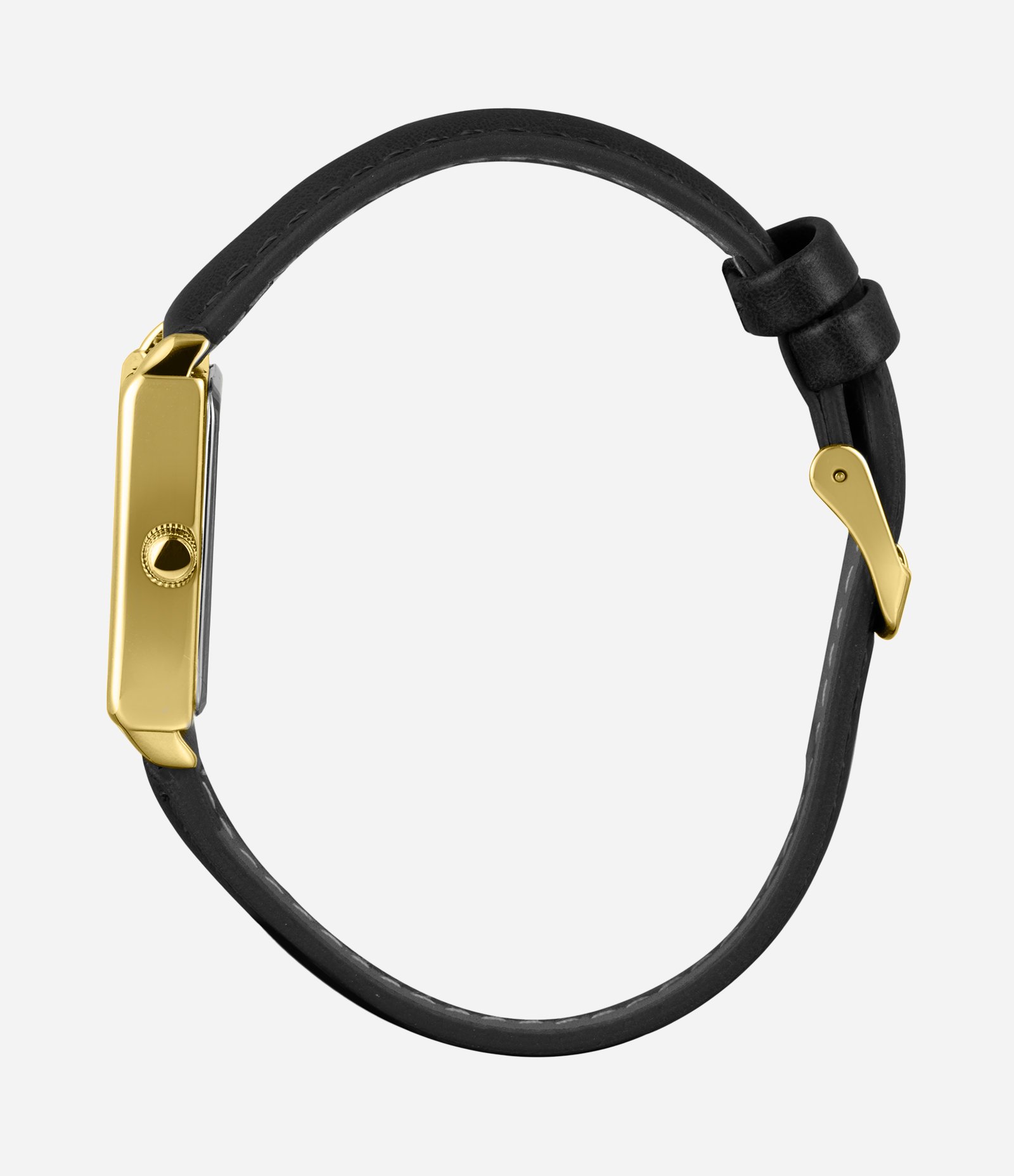 Kit Relógio Analógico Quadrado Feminino Lince Preto 2