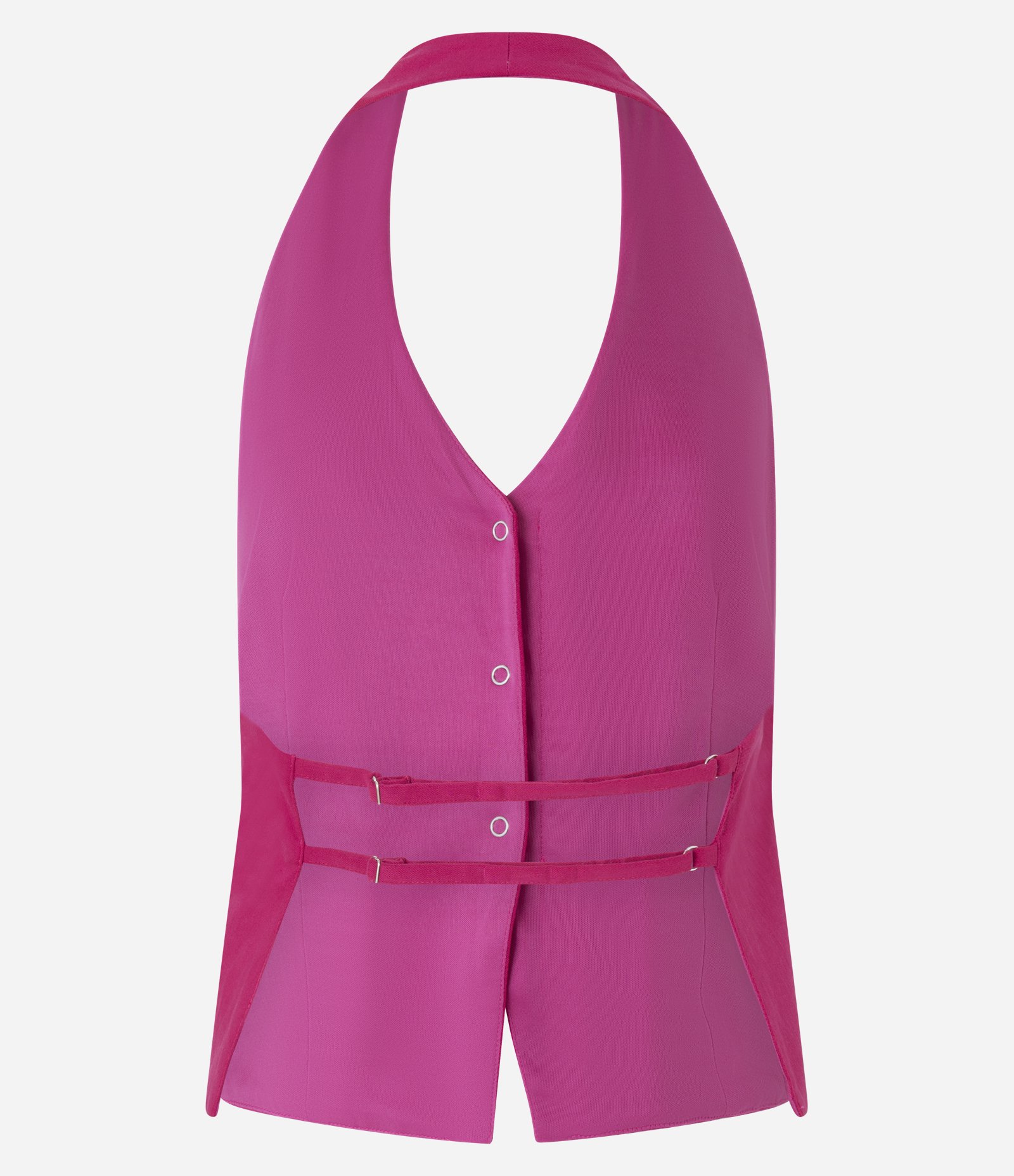 Colete Frente Única em Bengaline com Costas Abertas Rosa 6