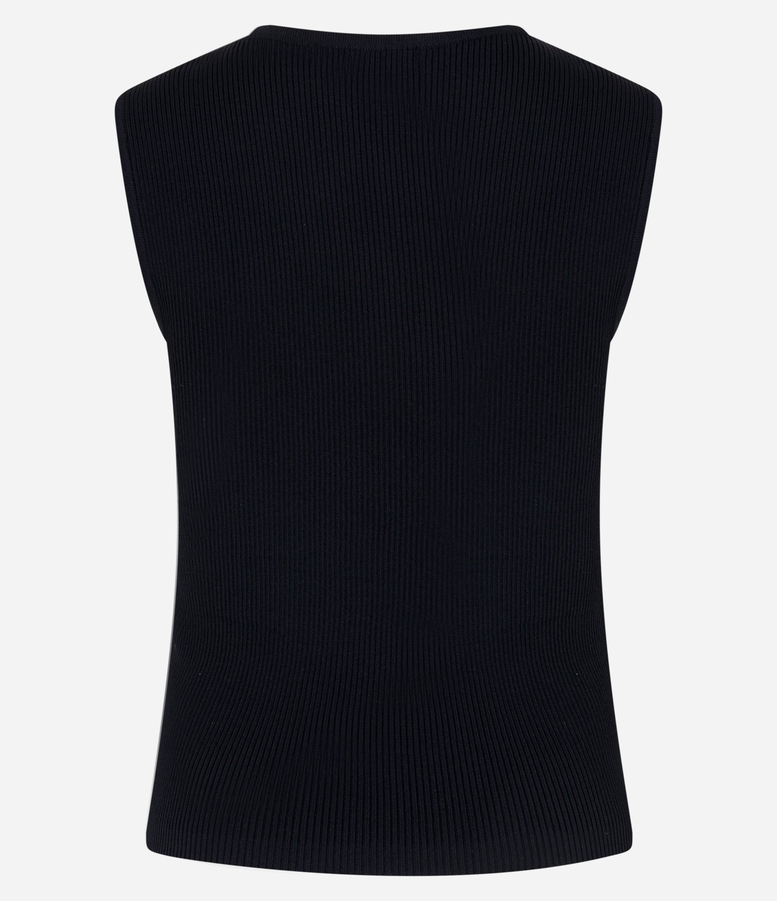 Blusa Canelada em Tricô com Decote Assimétrico Preto 7