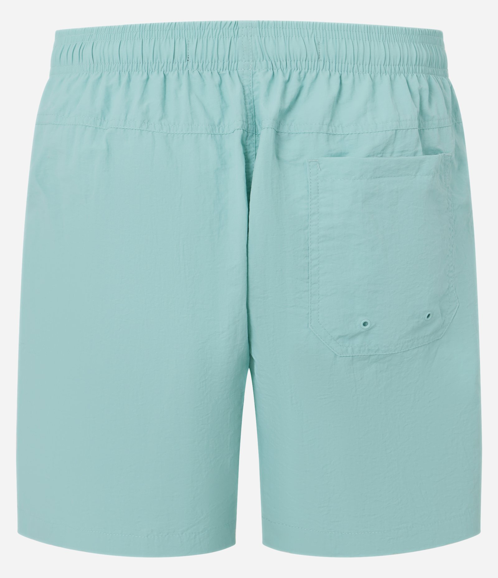 Bermuda de Banho Básica em Microfibra com Cós Elástico e Cordão Verde Claro 5