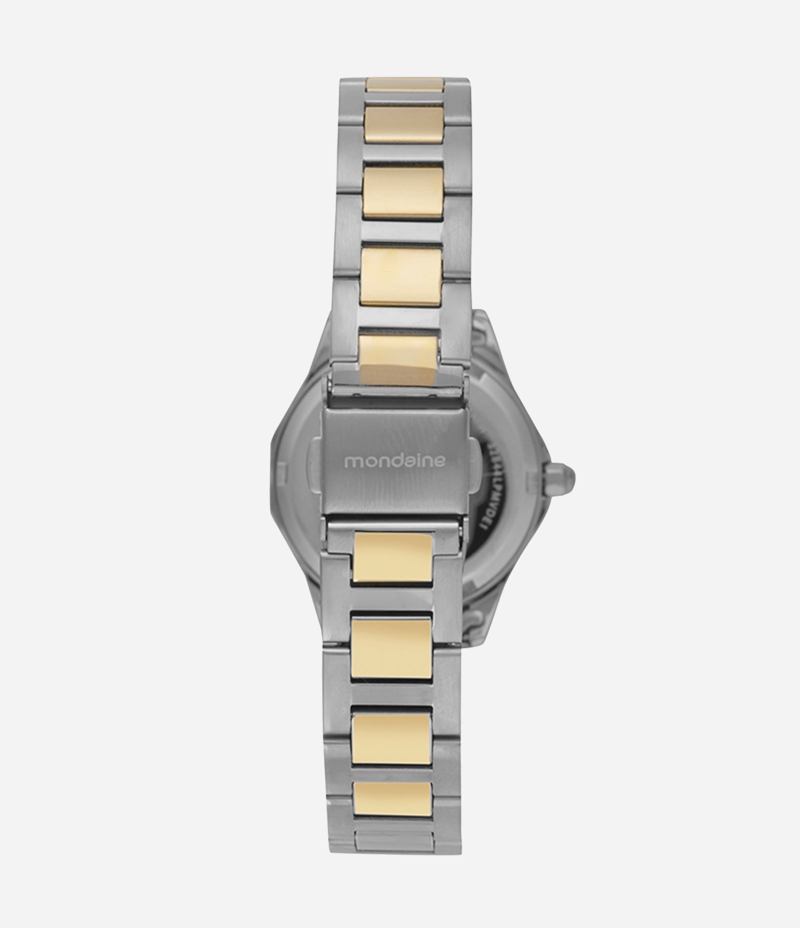 Relógio Analógico Feminino Mondaine Prata/Dourado 4