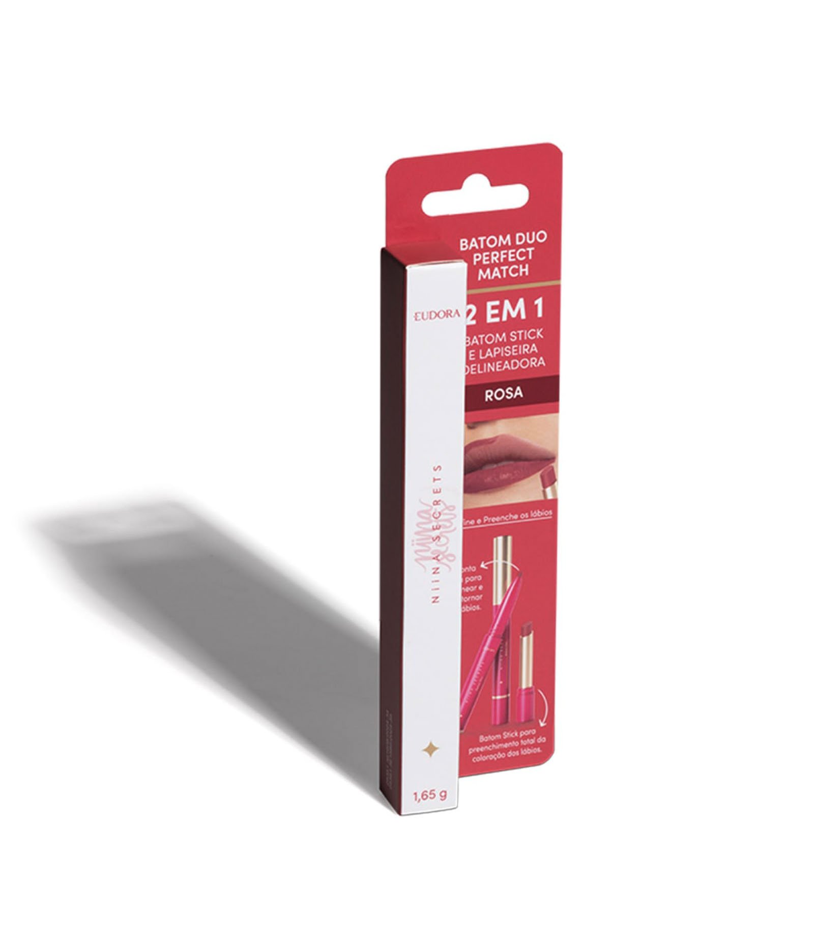 Batom Duo Perfect Match Niina Secrets Rosa 1