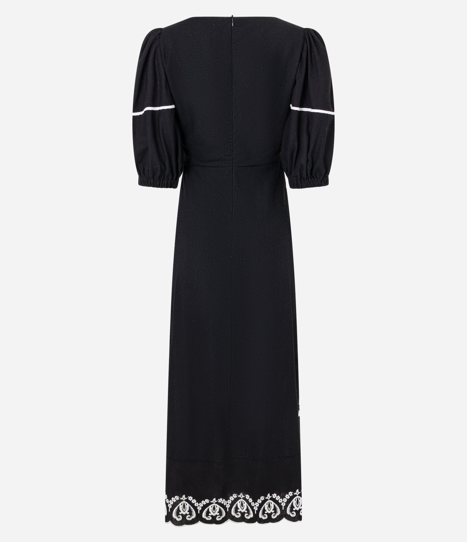 Vestido Evasê em Viscolinho com Estampa Coqueiros e Flores Multicores 5