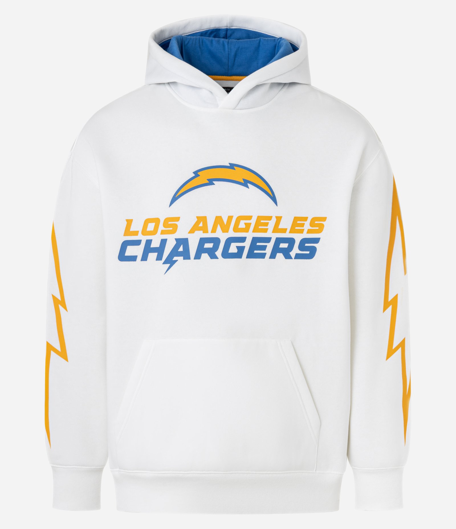 Casaco Relaxed em Fleece com Felpa e Estampa Lettering Los Angeles Changers Branco 6