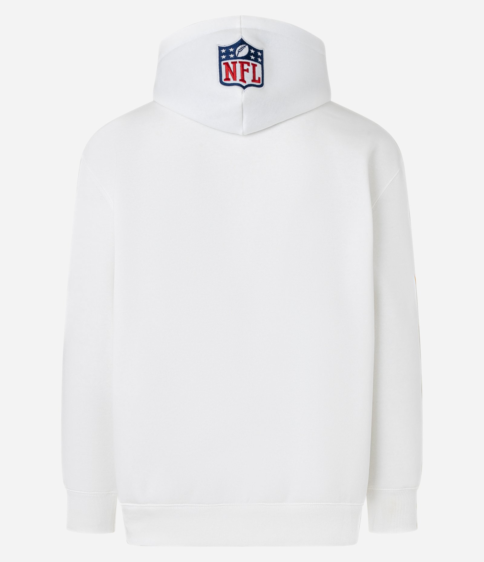 Casaco Relaxed em Fleece com Felpa e Estampa Lettering Los Angeles Changers Branco 8