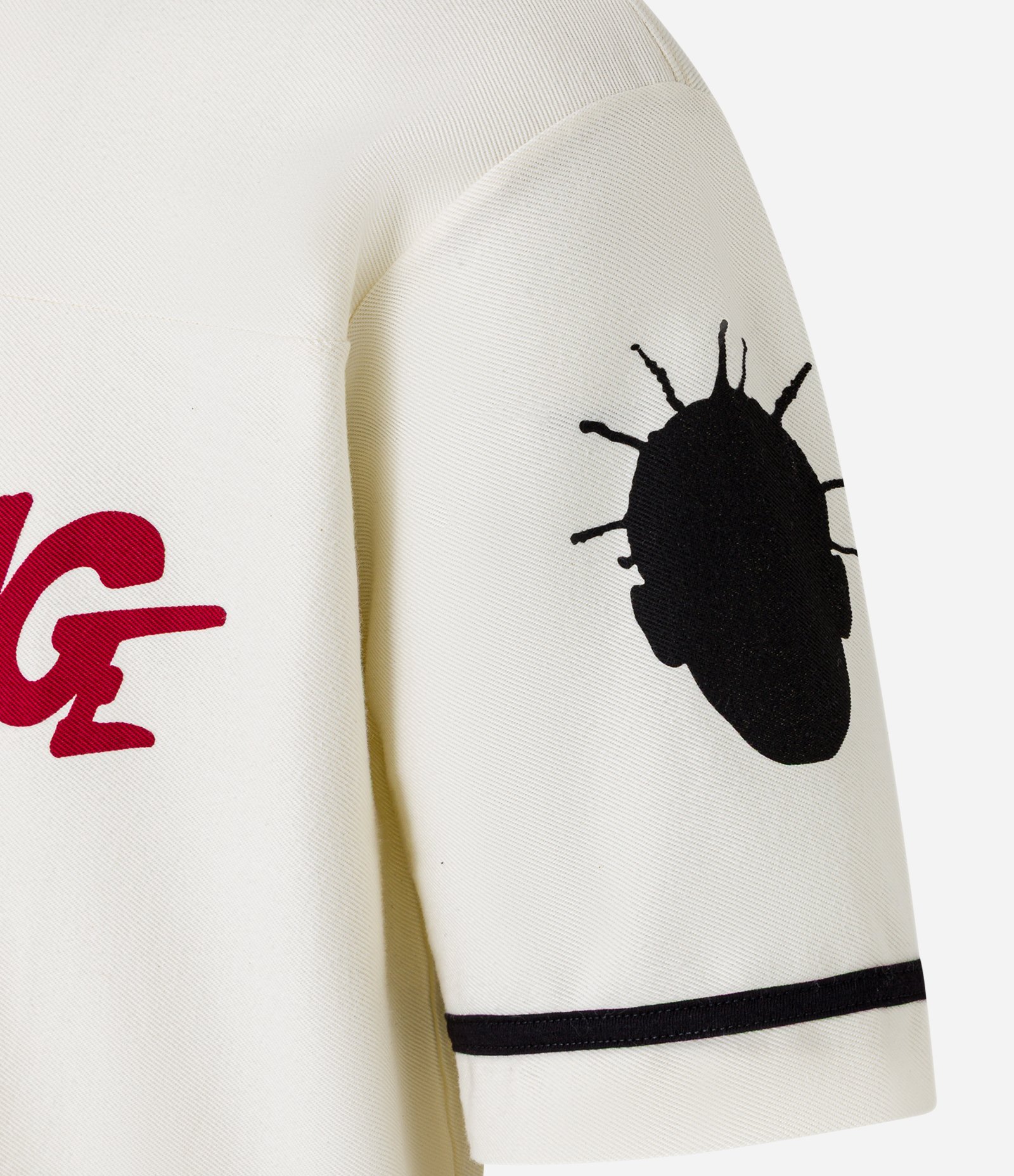 Camiseta Boxy em Algodão com Estampa Sabotage Off White 8