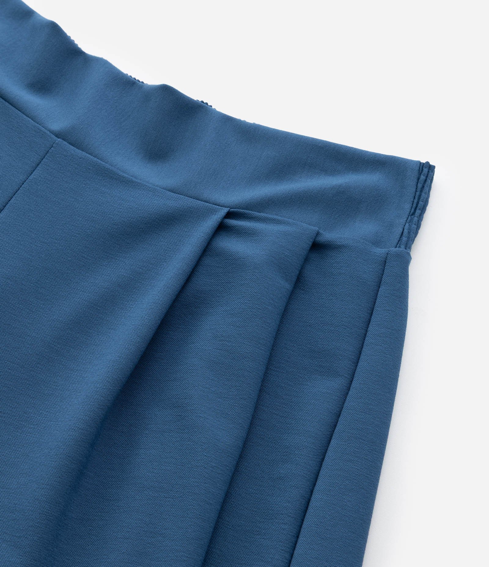 Calça Pantalona Crepe com Lastex nas Costas Curve & Plus Size Azul 8