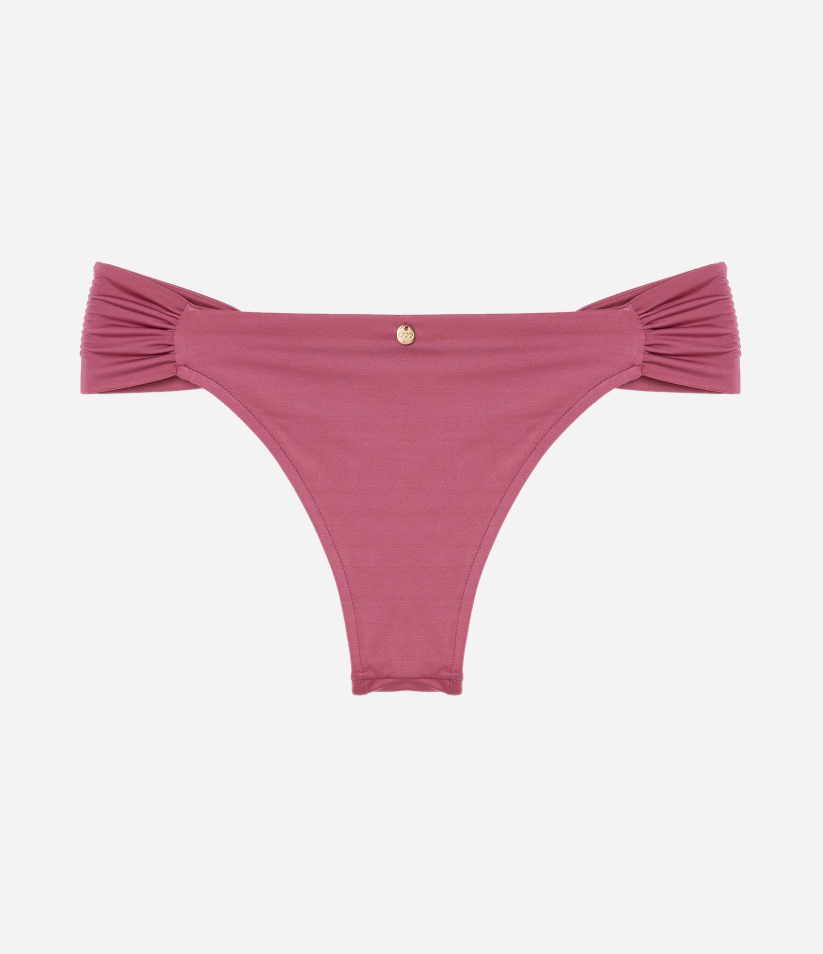 Biquini Calcinha em Microfibra com Lateral Drapeada Rosa 6