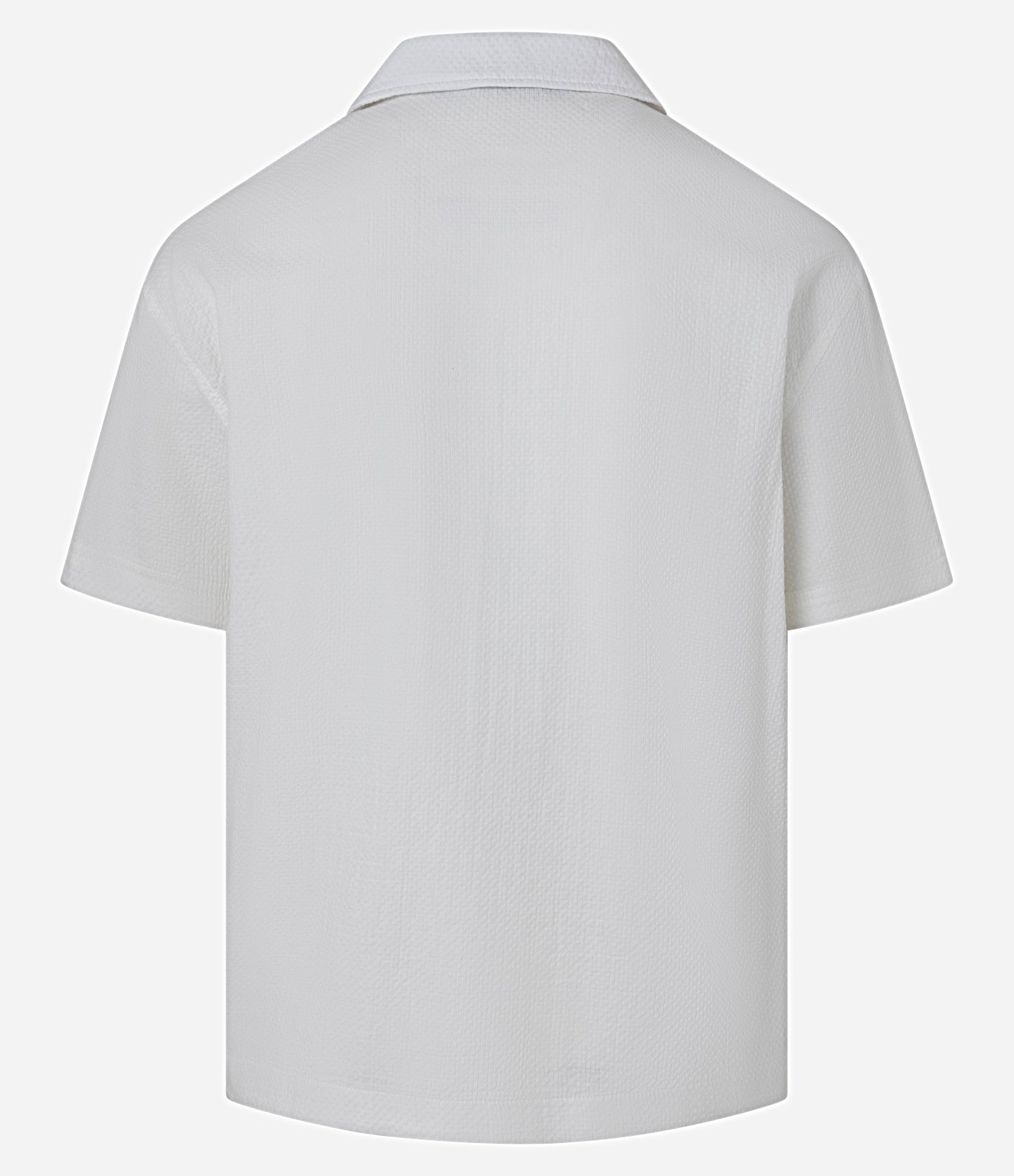 Camisa Boxy em Jacquard com Texturizado Bowling Branco 3