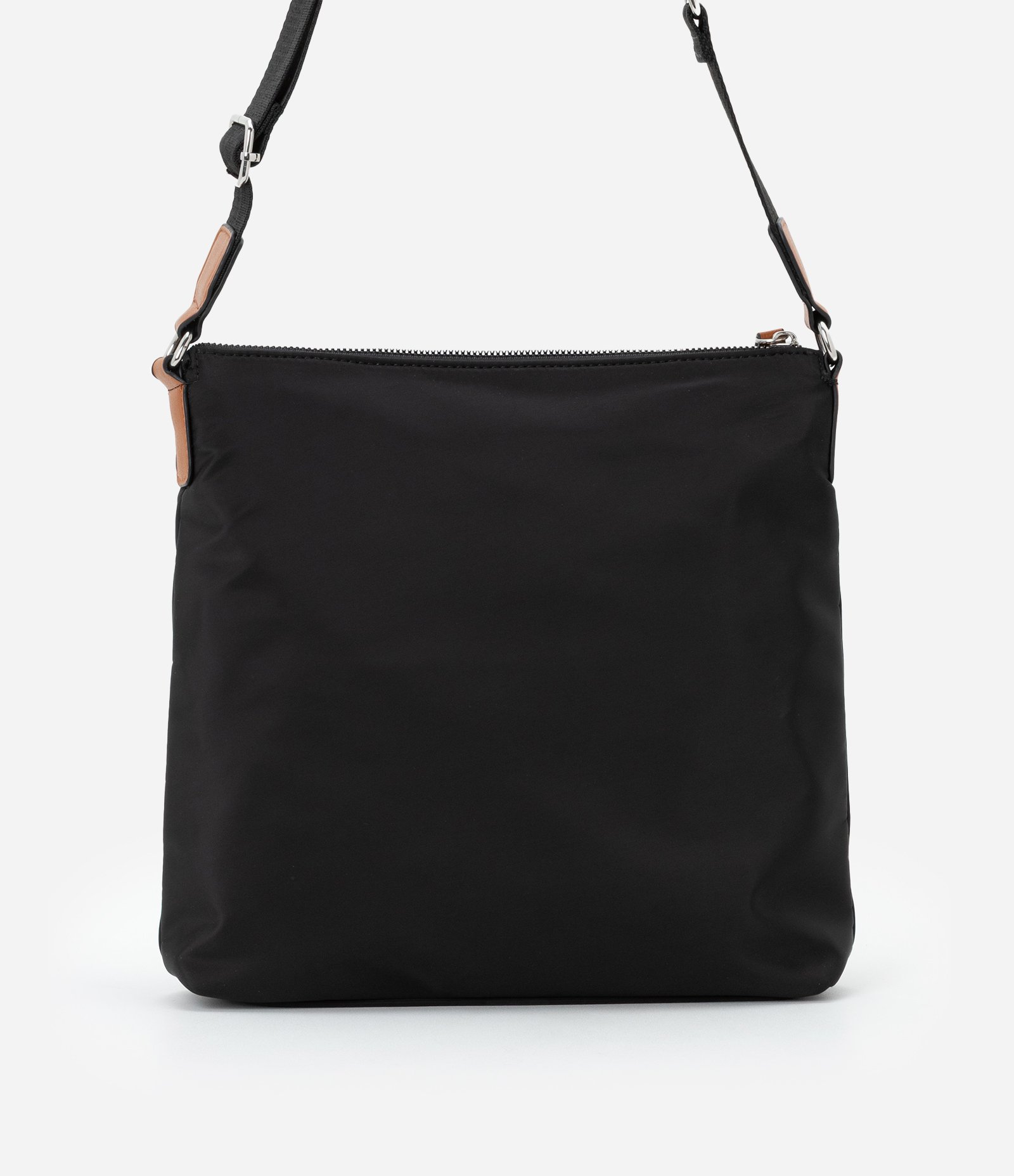 Bolsa Postman com Alça Trnasversal de Gorgurão Preto 4