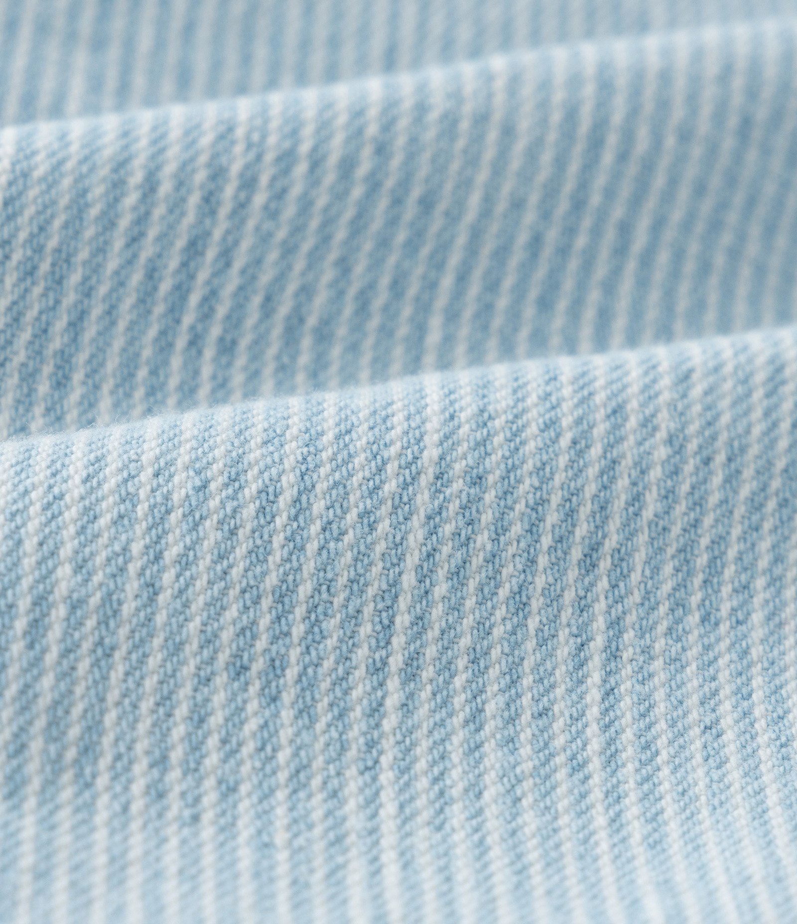 Colete Alfaiataria Sarja com Listras Fio Tinto Curve & Plus Size Azul 6