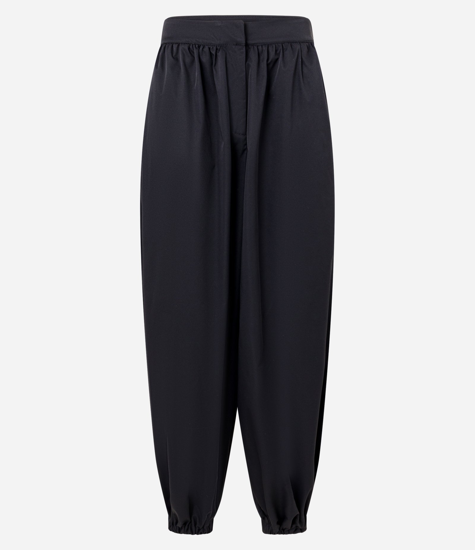 Calça Balloon com Elástico na Barra e Bolsos Preto 5