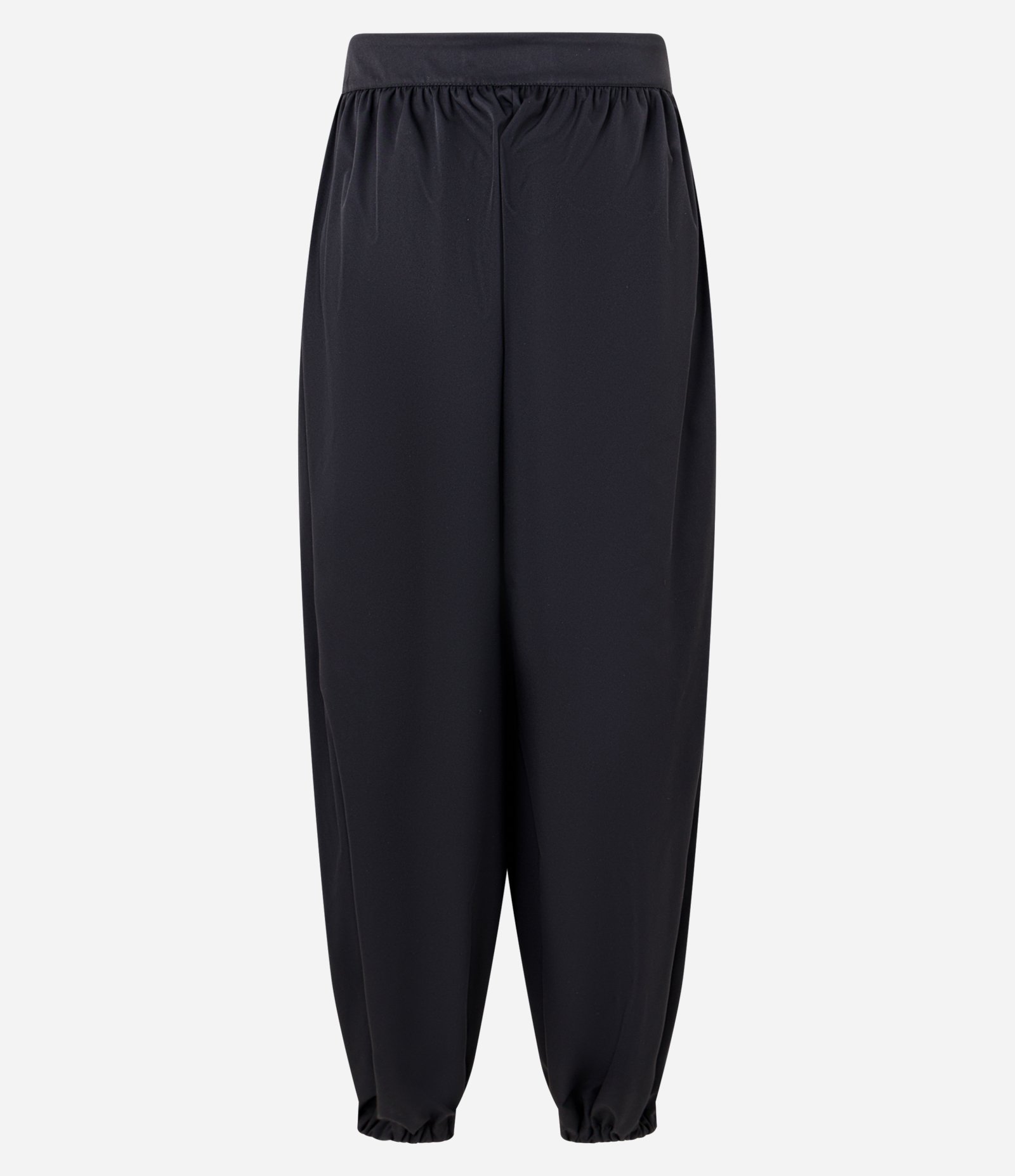 Calça Balloon com Elástico na Barra e Bolsos Preto 6