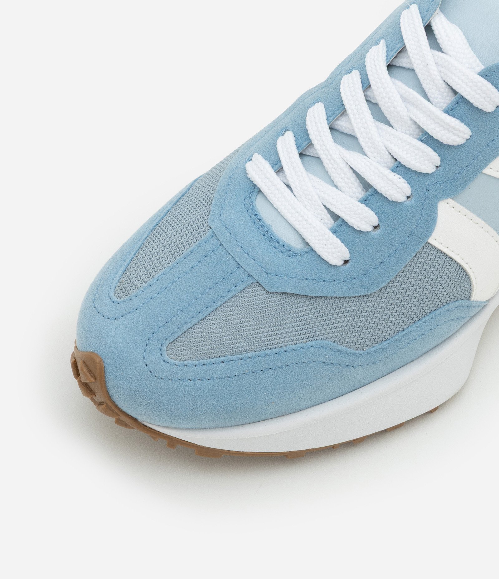 Tênis Jogging em PU com Recortes Contrastantes Azul 4