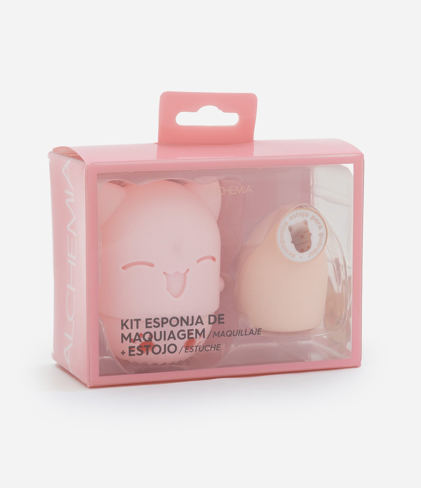 Esponja de Maquiagem com Estojo Alchemia COLORIDO 1