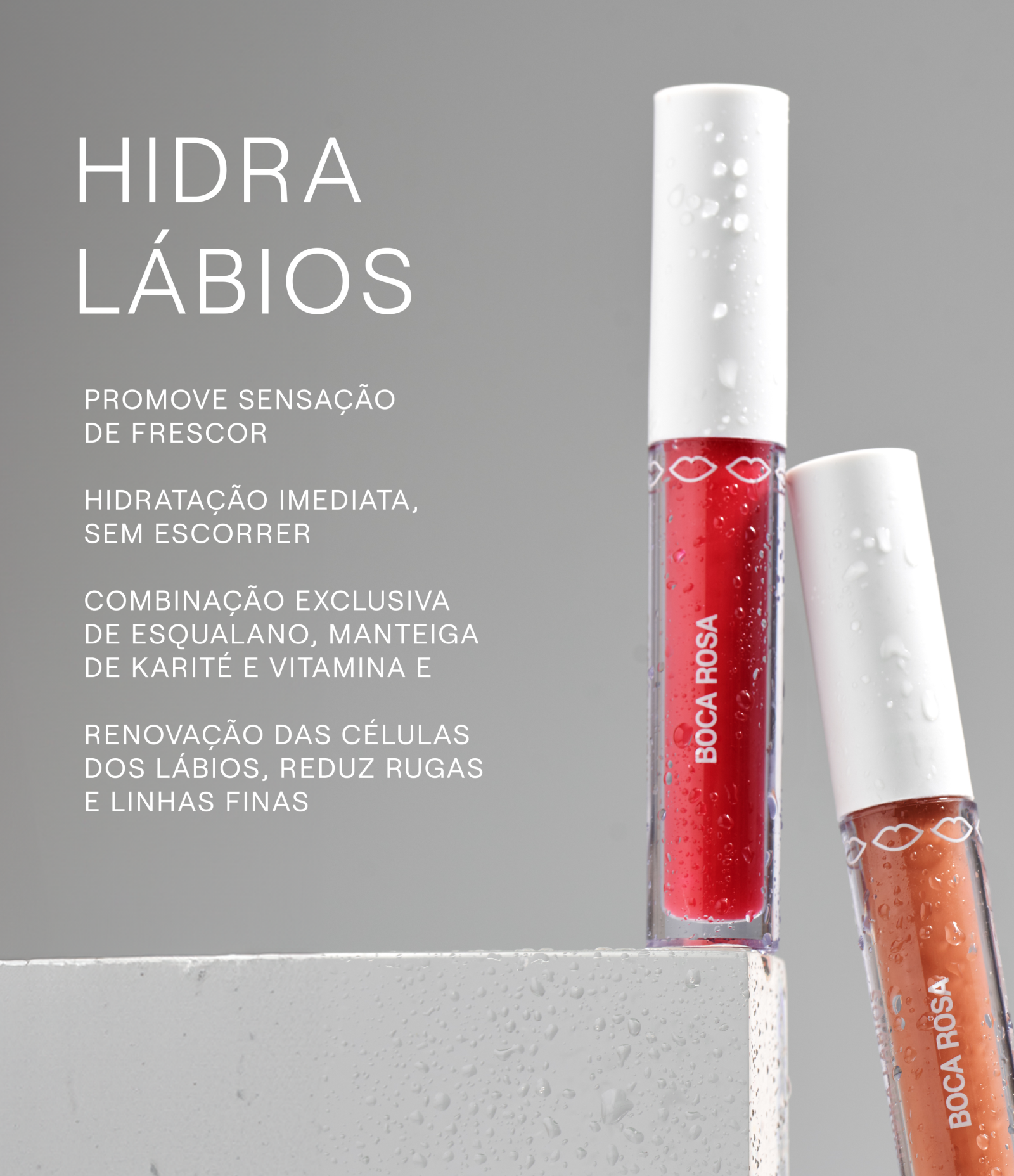 Hidra Labios Natural Translucido Boca Rosa Bege 6