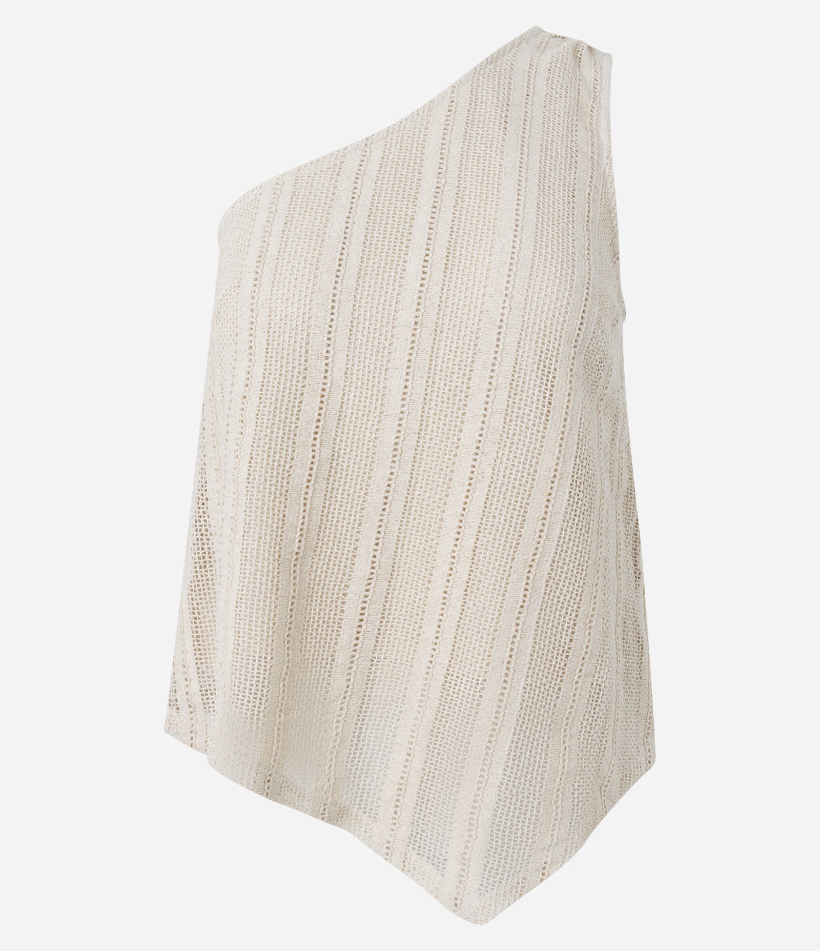 Blusa em Algodão com Decote Ombro Só Bege 5