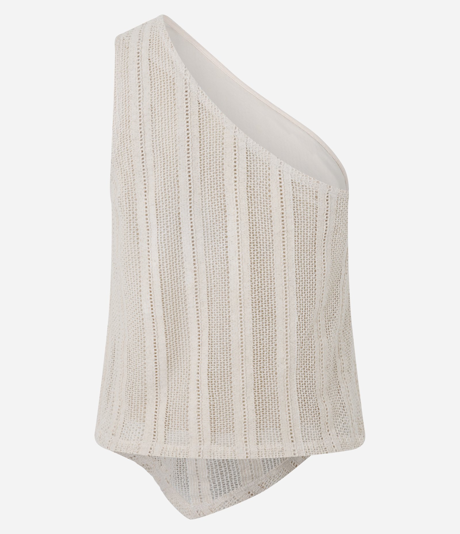 Blusa em Algodão com Decote Ombro Só Bege 7