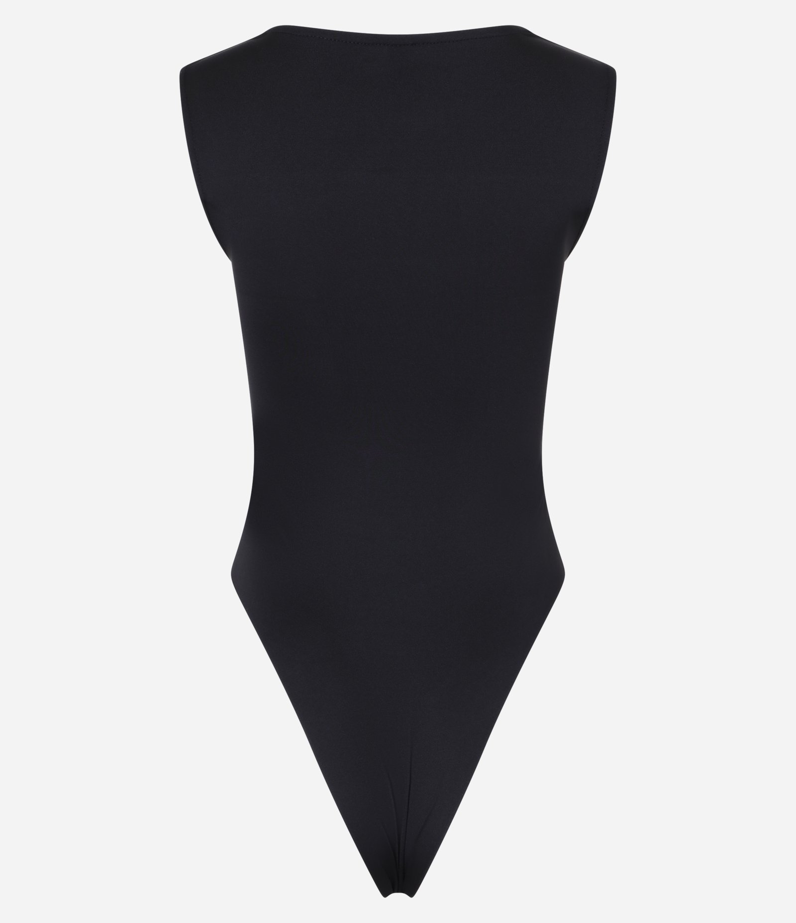 Body em Microfibra com Decote Quadrado Preto 5