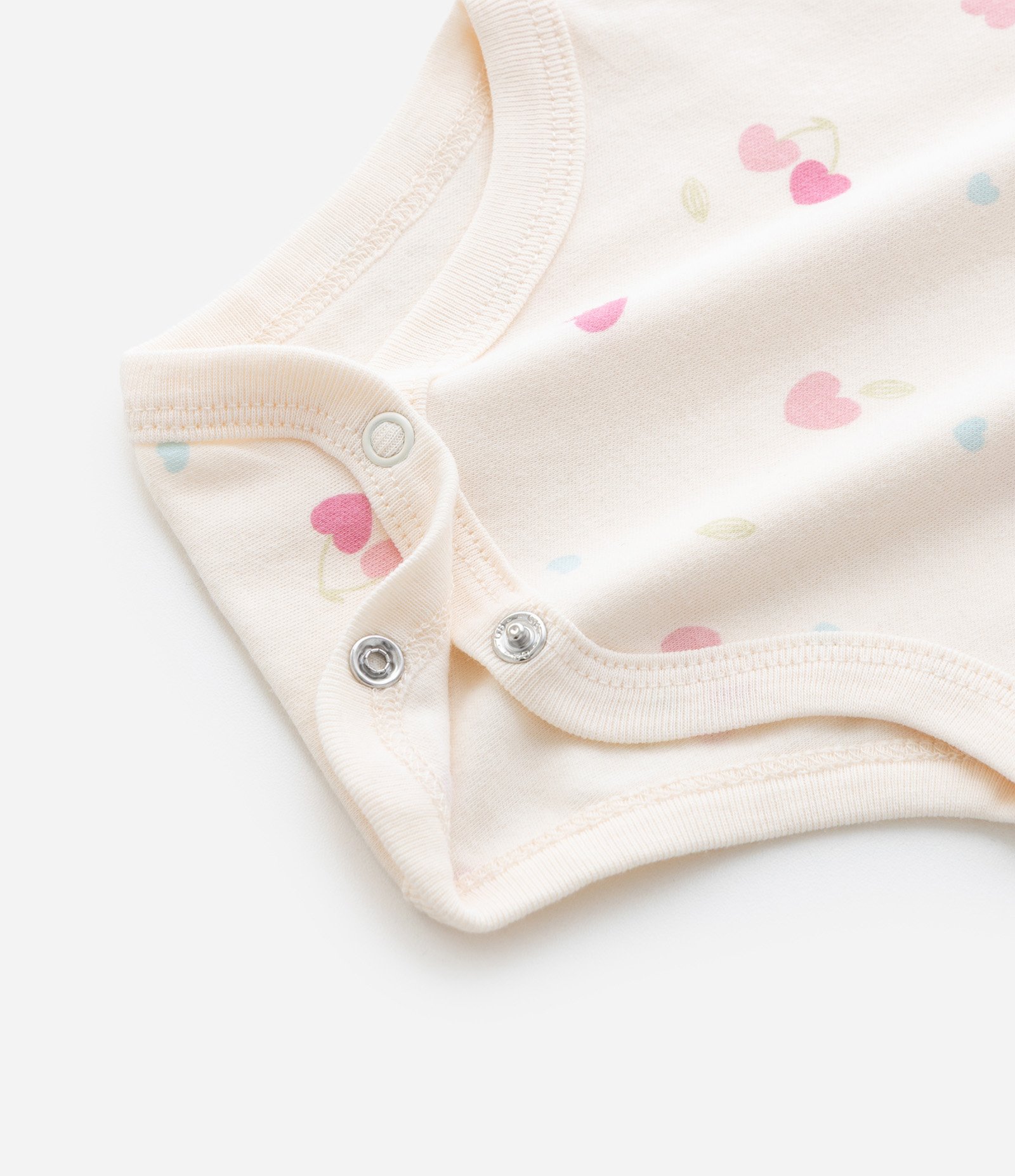 Conjunto Infantil com Estampa de Cereja - Tam RN a 18 meses Verde 5