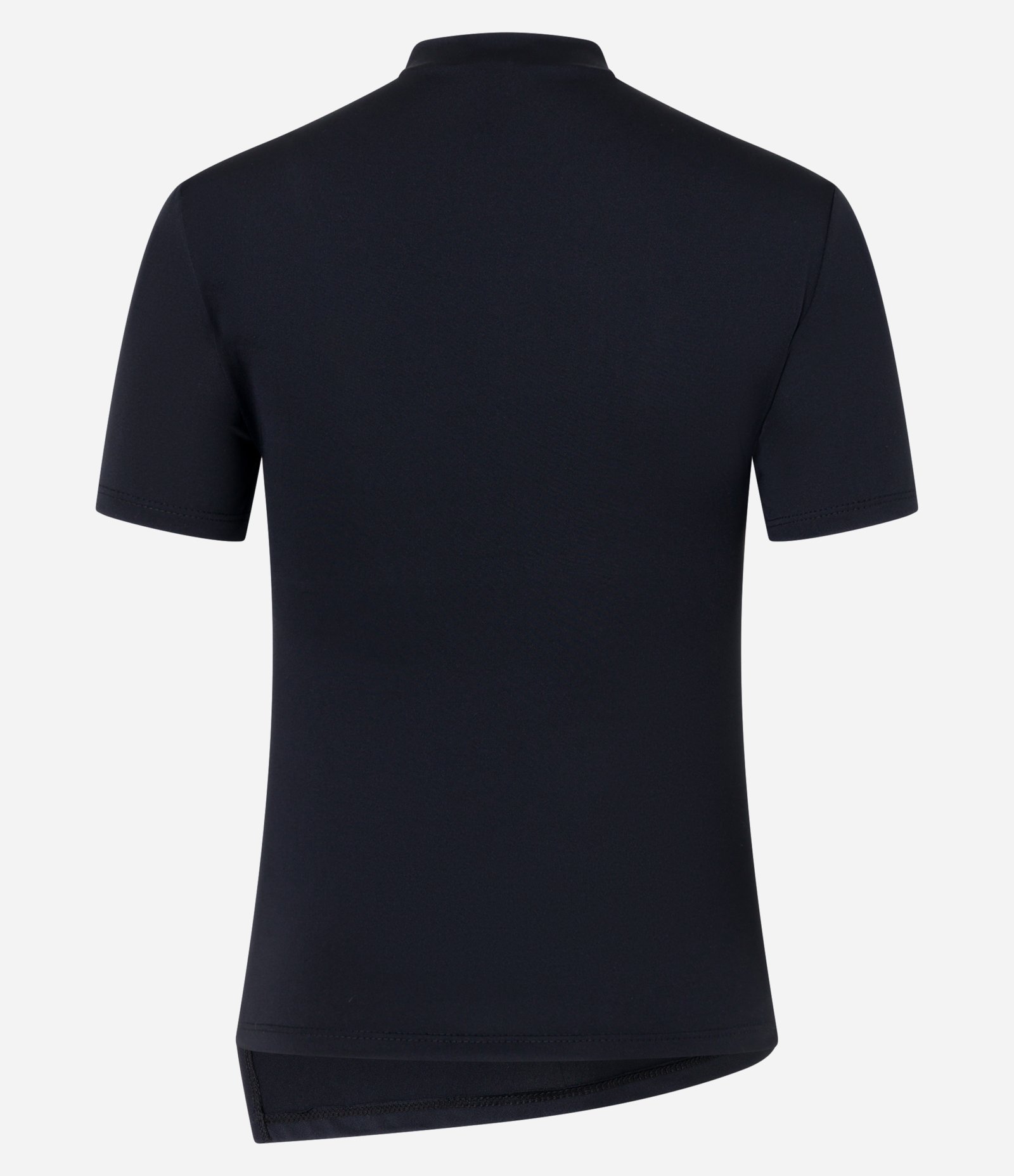 Blusa em Microfibra com Drapeado e Fenda na Barra Preto 6