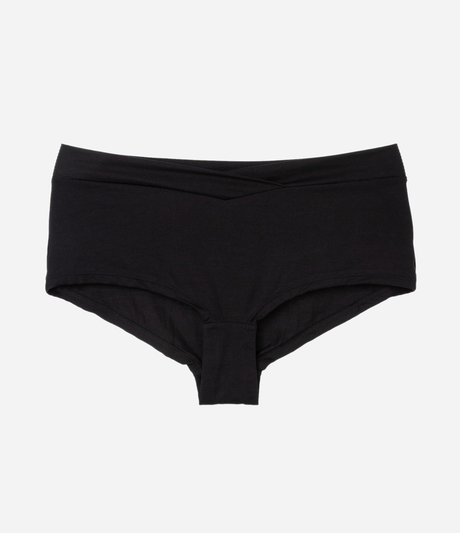 Calcinha Boyshort com Cós Aplicado Sobreposto Curve & Plus Size Preto 5