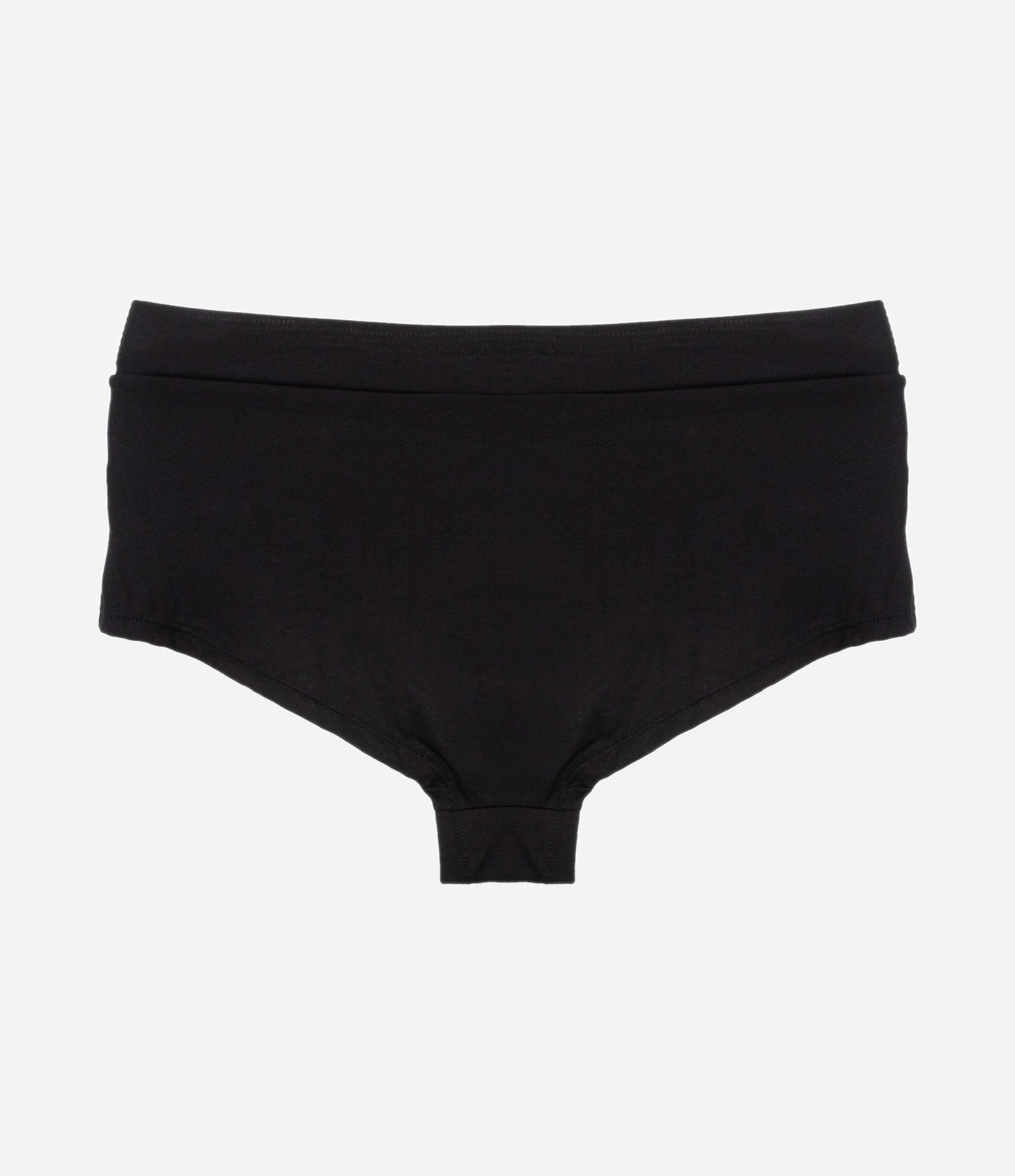 Calcinha Boyshort com Cós Aplicado Sobreposto Curve & Plus Size Preto 6