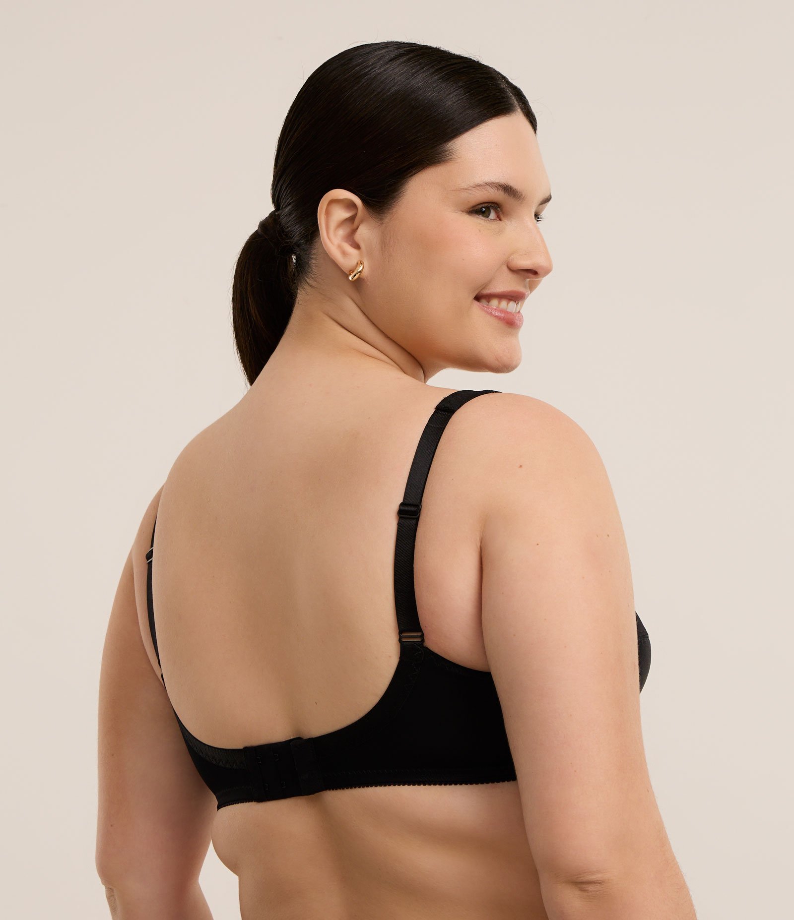 Calcinha Boyshort com Cós Aplicado Sobreposto Curve & Plus Size Preto 4