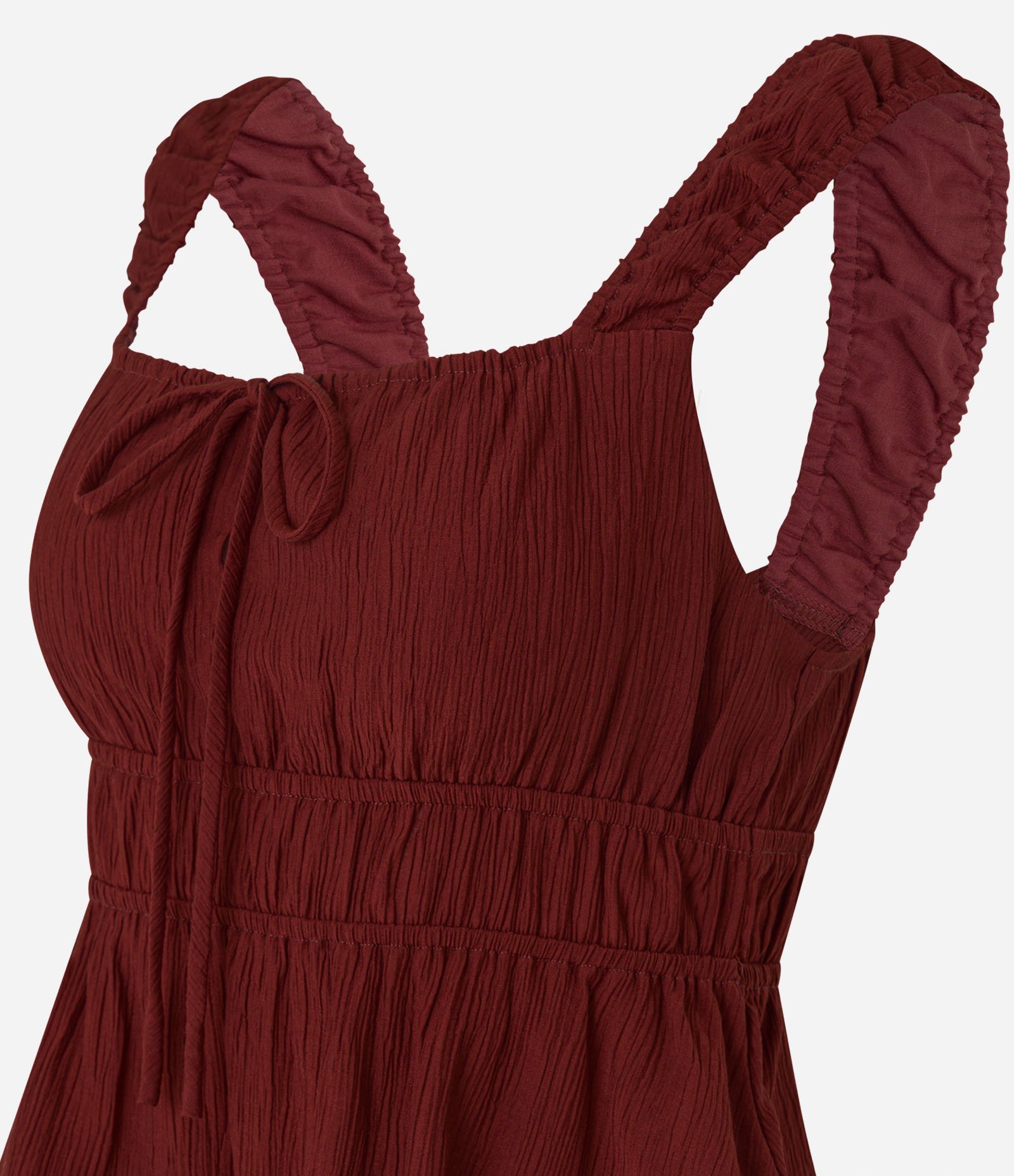 Blusa Texturizada com Amarração e Babado 6