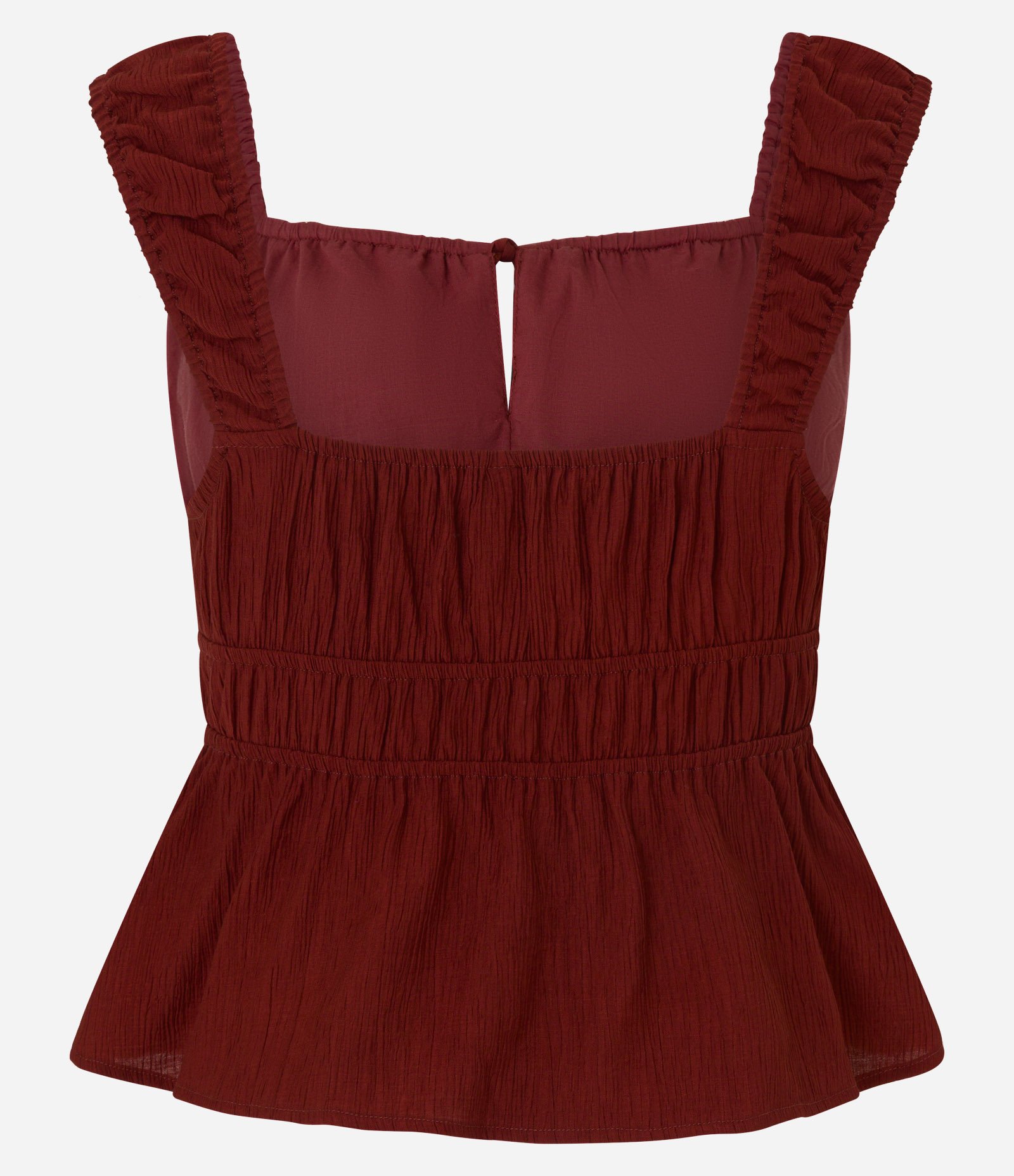 Blusa Texturizada com Amarração e Babado 7