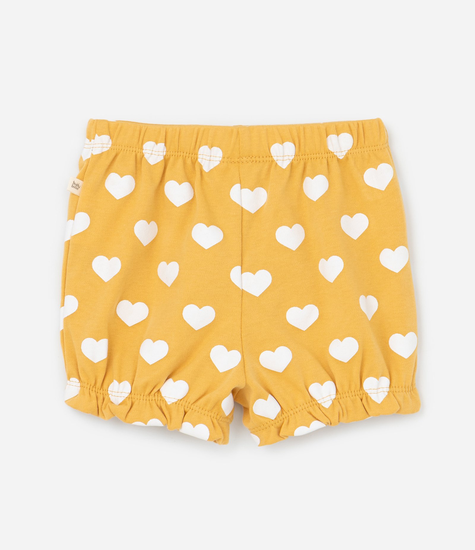 Conjunto Infantil com Estampa de Corações e Abelhinhas - Tam 0 a 18 Meses Amarelo 6