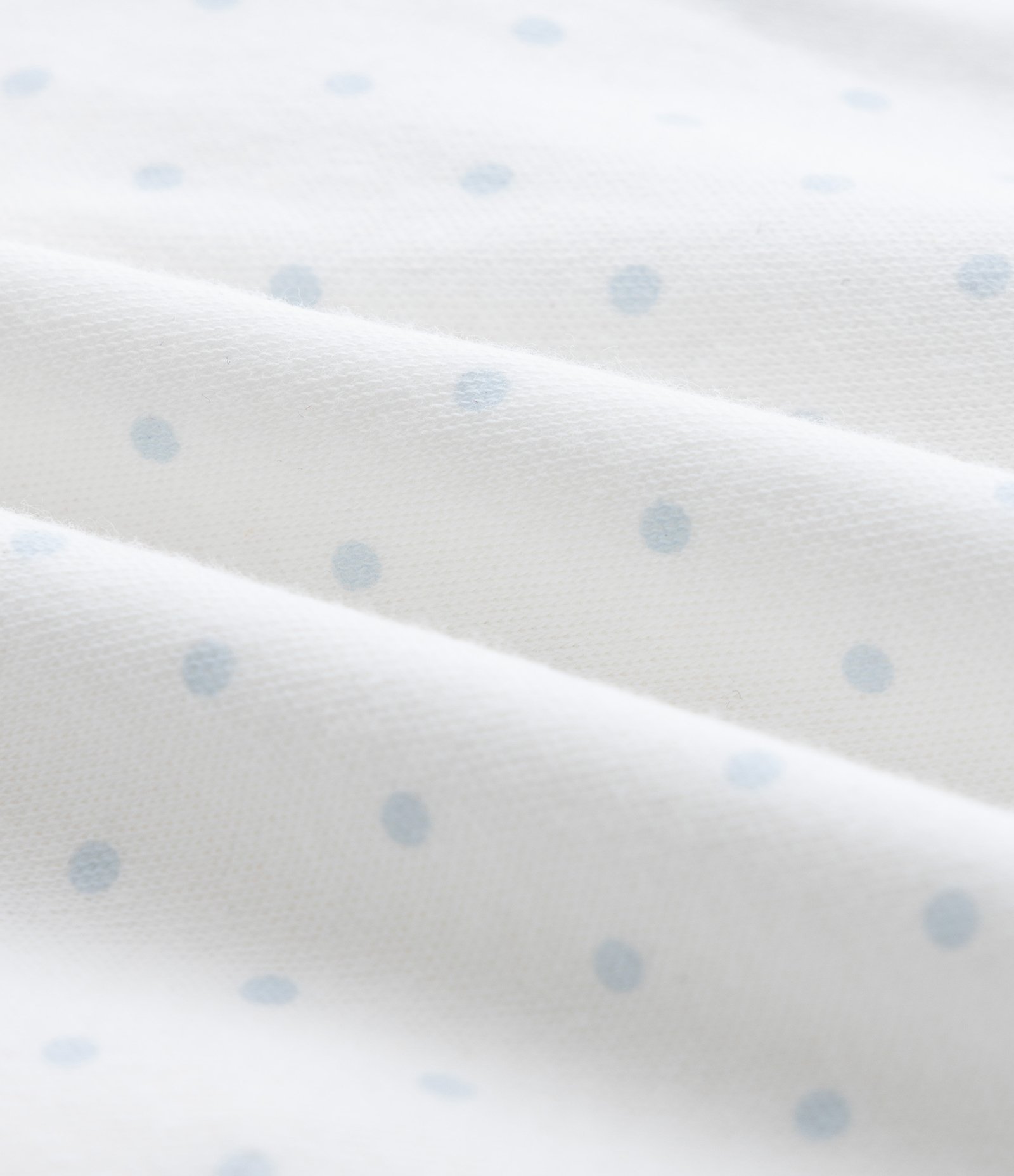 Conjunto Infantil com Estampa de Laços e Bolso de Bichinho - Tam 0 a 18 Meses Branco/Azul 10