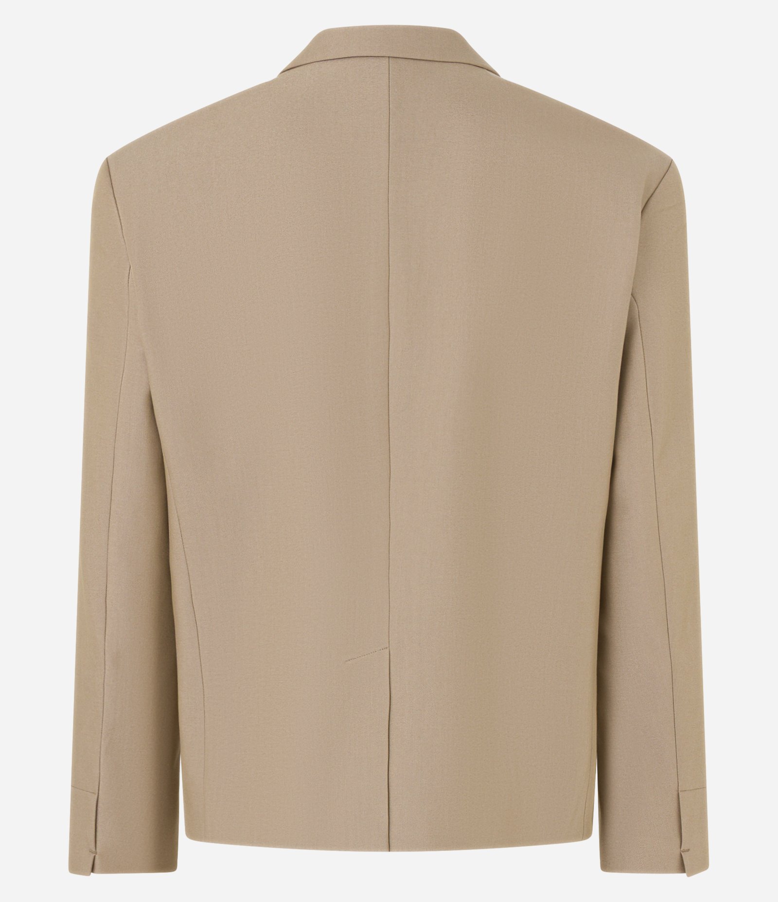 Blazer Boxy em Viscose Alfaiatado com Botões Bege 11
