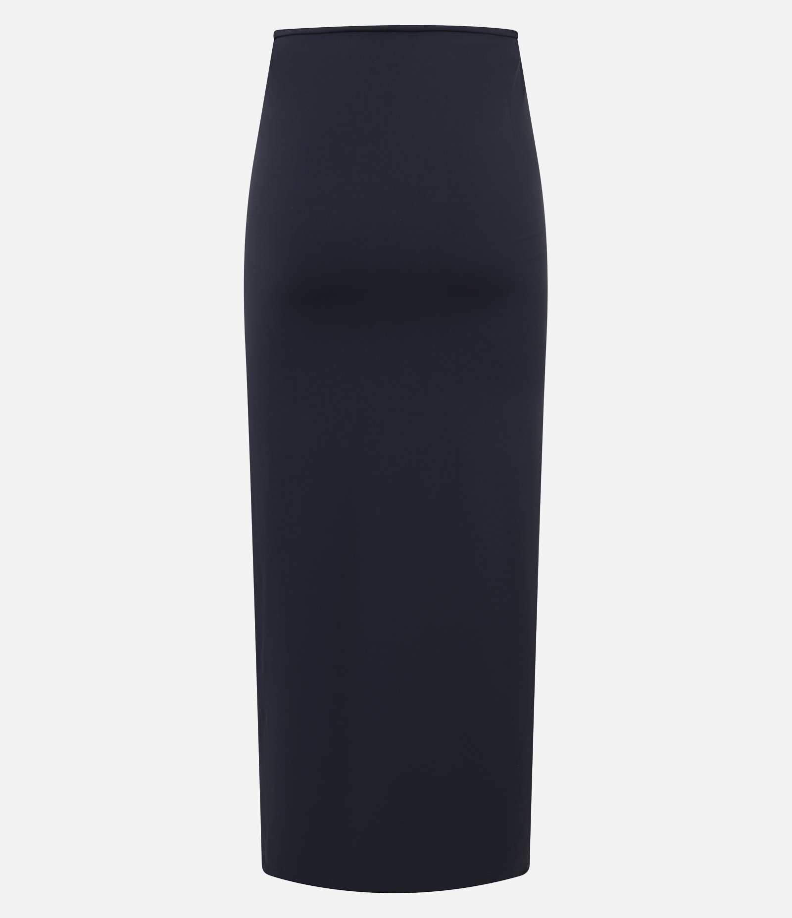 Saia New Midi com Franzido Frontal e Fenda Preto 7