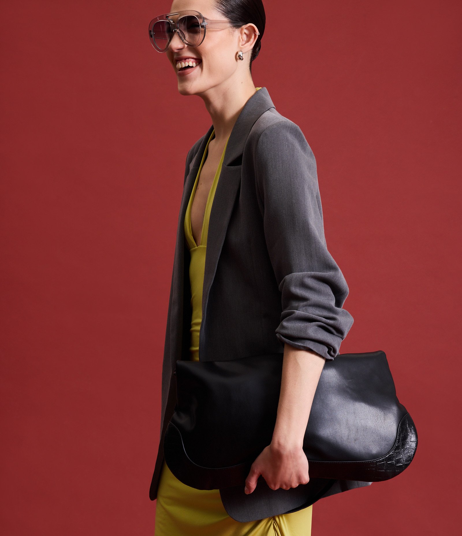 Vestido New Midi em Jersey com Drapeados Laterais Verde 8