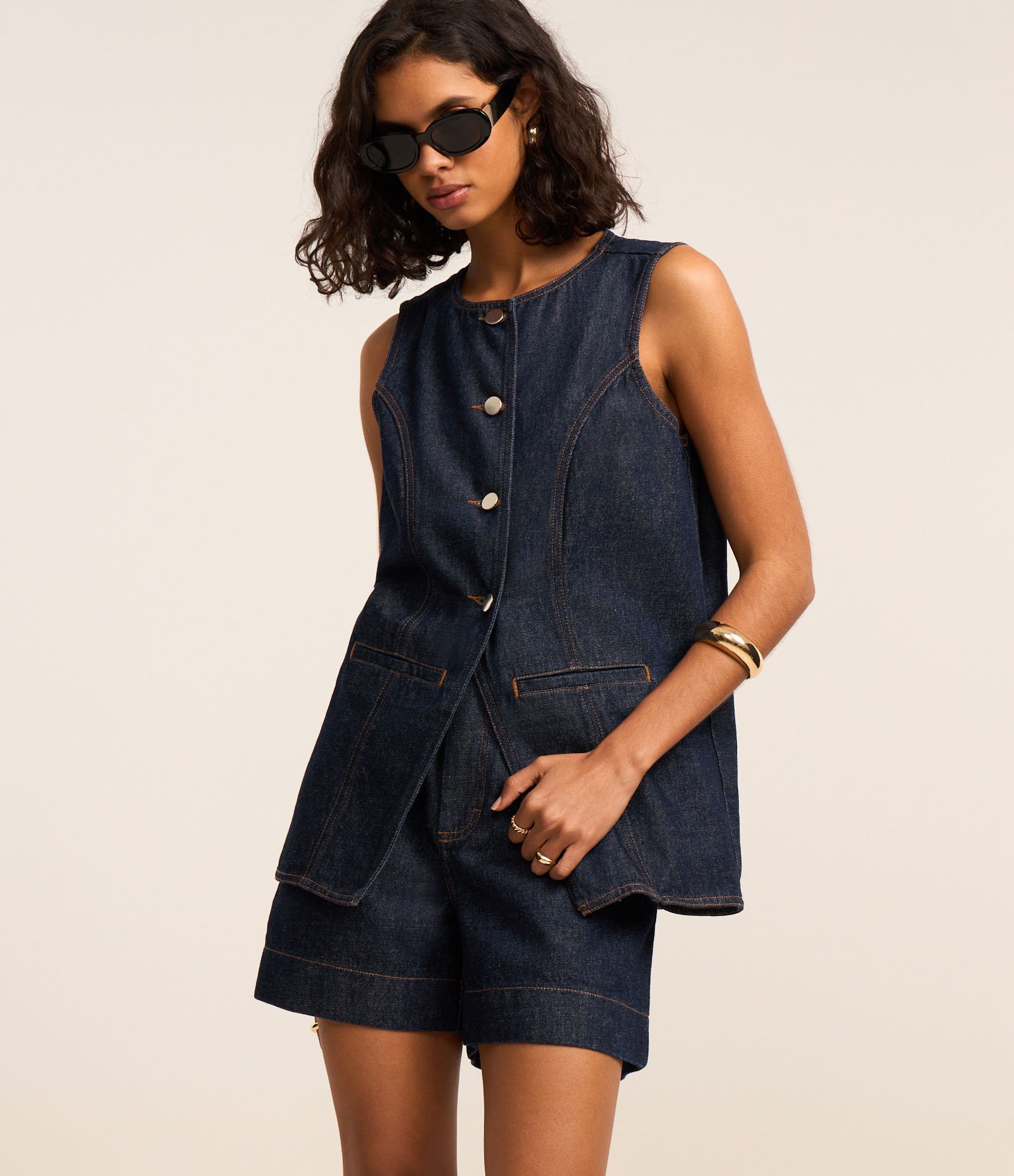 Short Comfy em Jeans com Cintura Alta 2