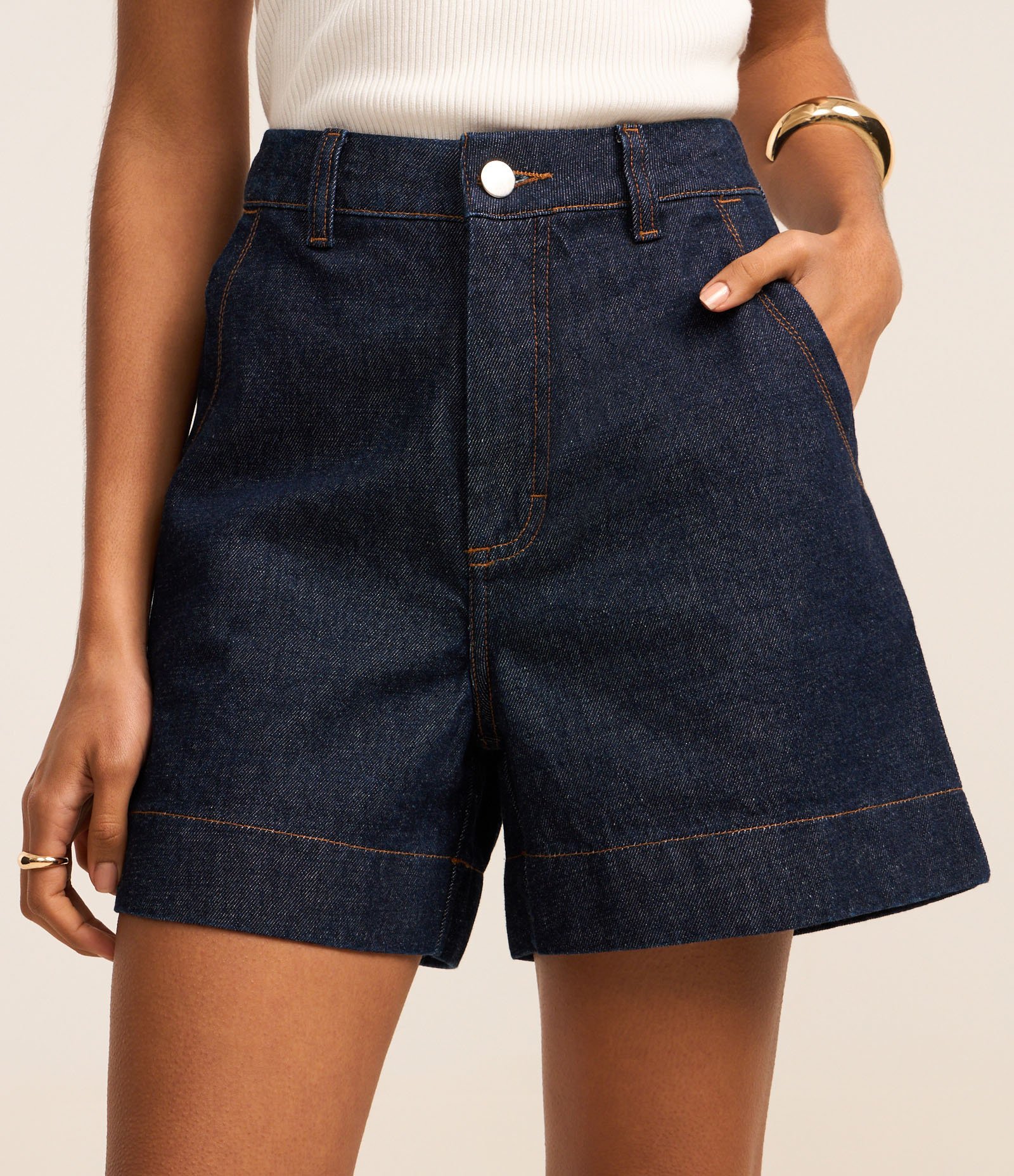 Short Comfy em Jeans com Cintura Alta 3