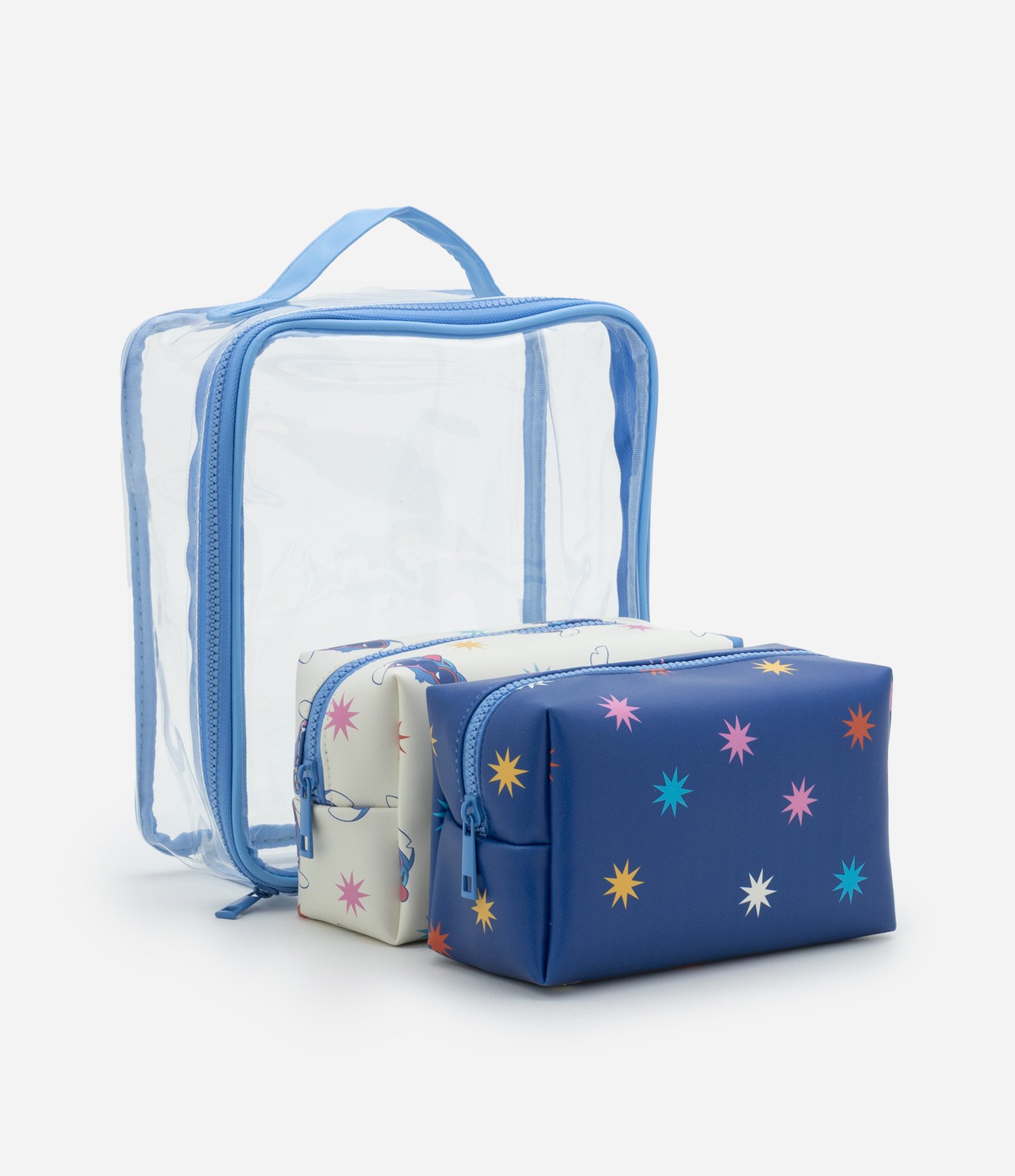 Kit 03 Nécessaires do Stitch Azul 4