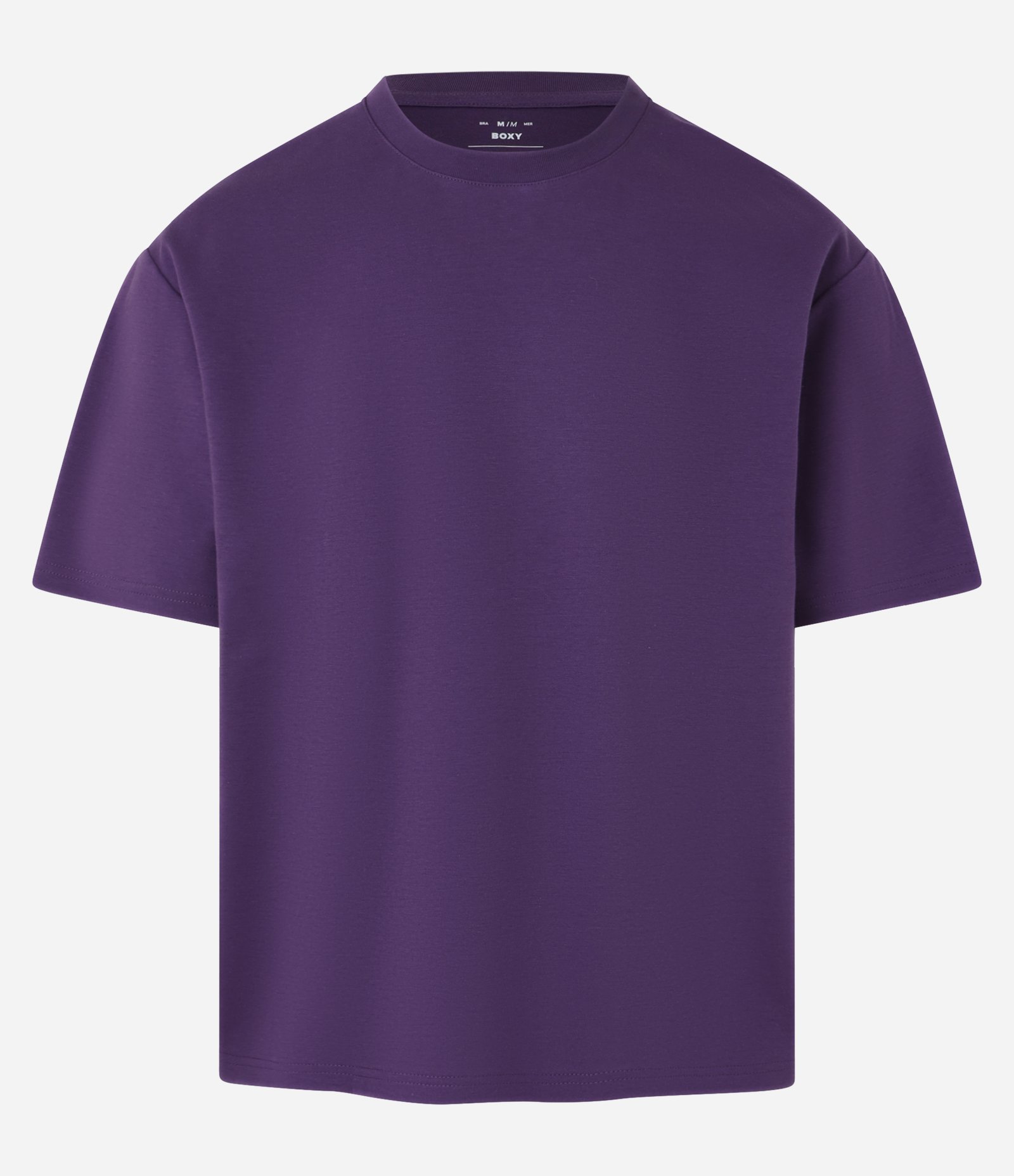 Camiseta Boxy em Tecnologia Dry e Algodão Roxo 5