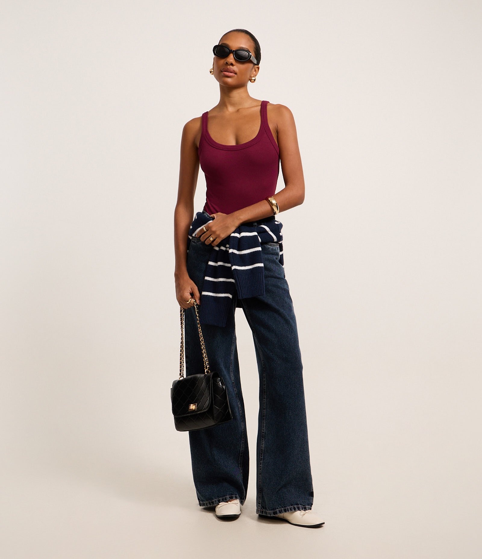 Body Básico em Ribana com Decote U Vermelho 2